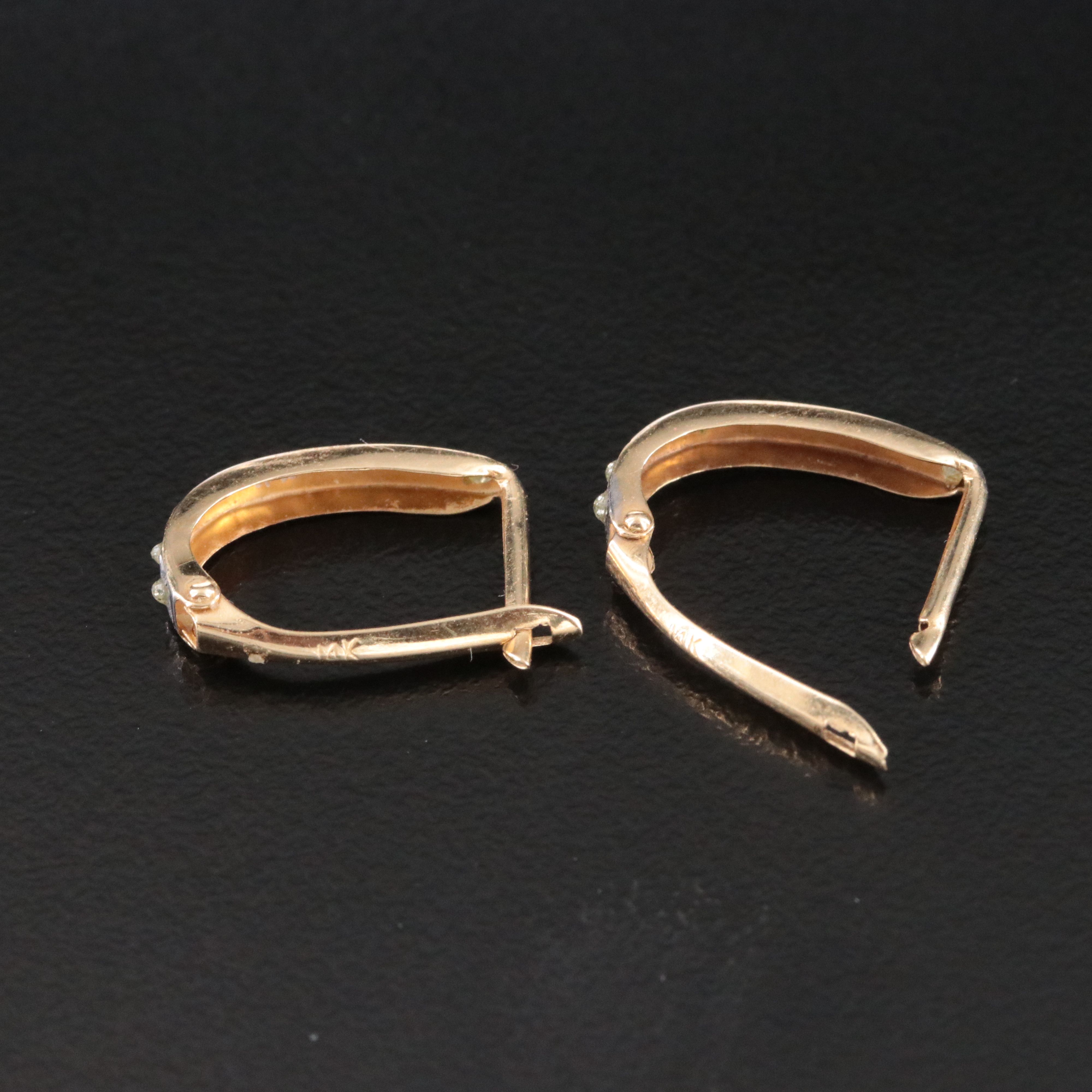 14K Hoop Earrings