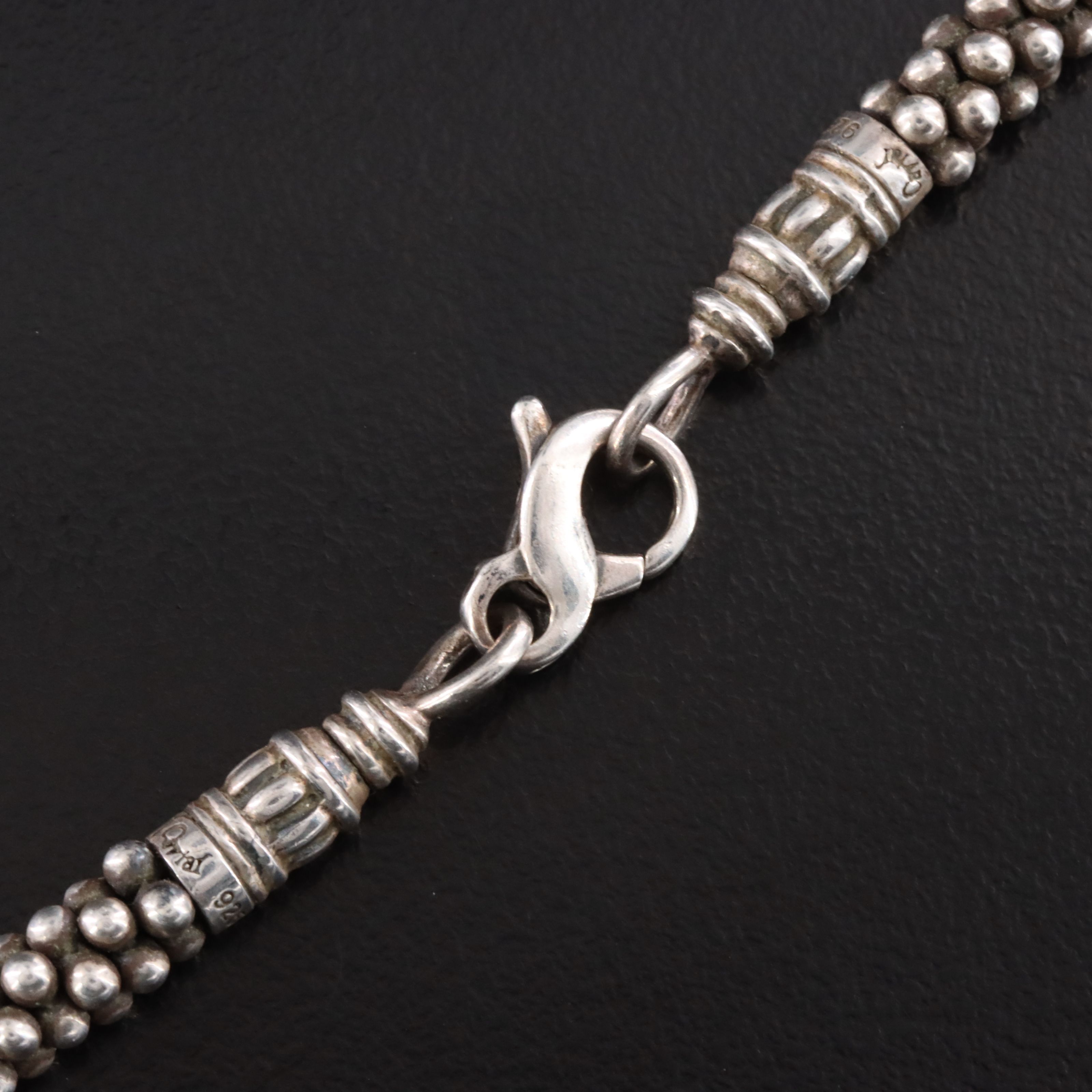 Caviar by Lagos Sterling Gemstone Enhancer on Station Chain with 18K Accents