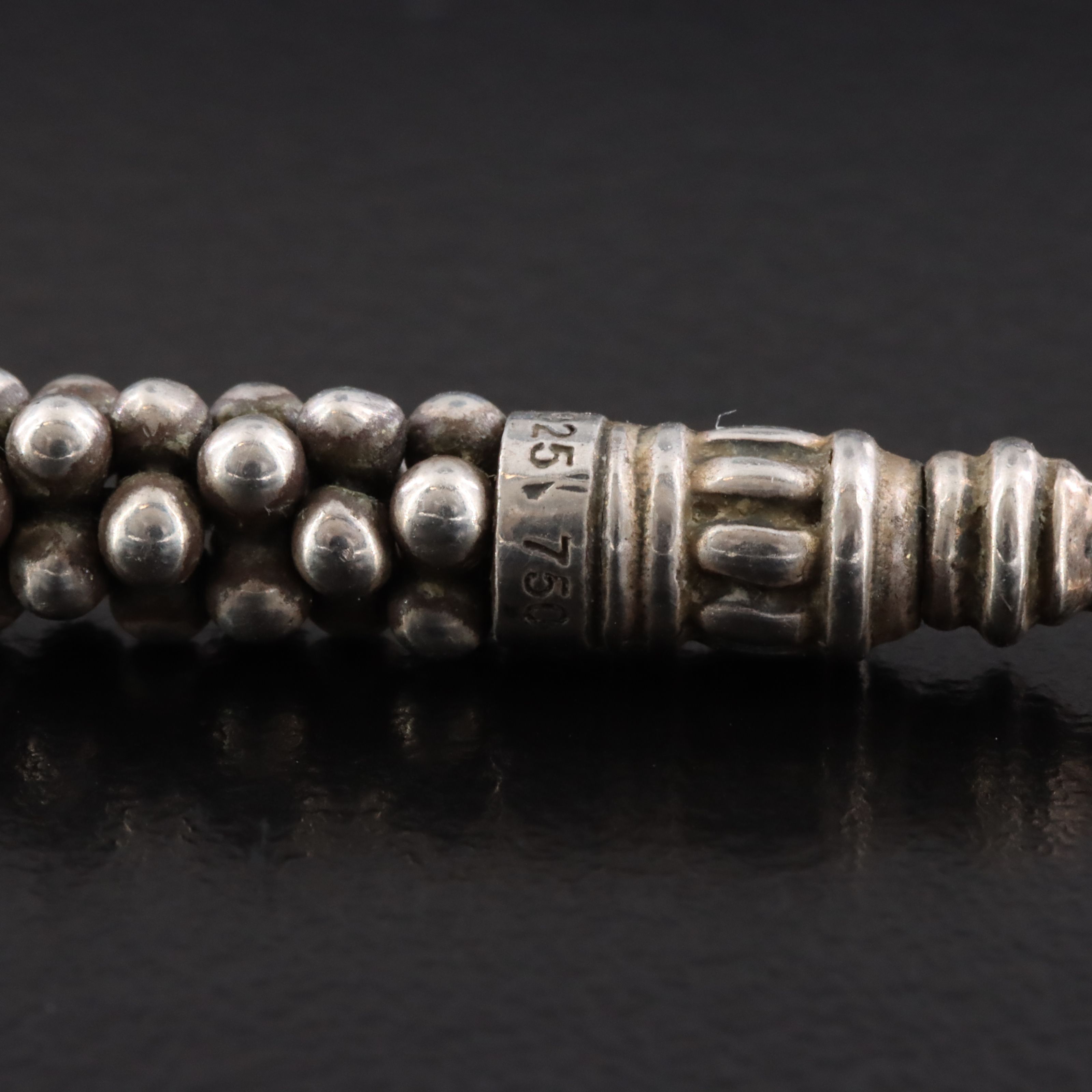 Caviar by Lagos Sterling Gemstone Enhancer on Station Chain with 18K Accents