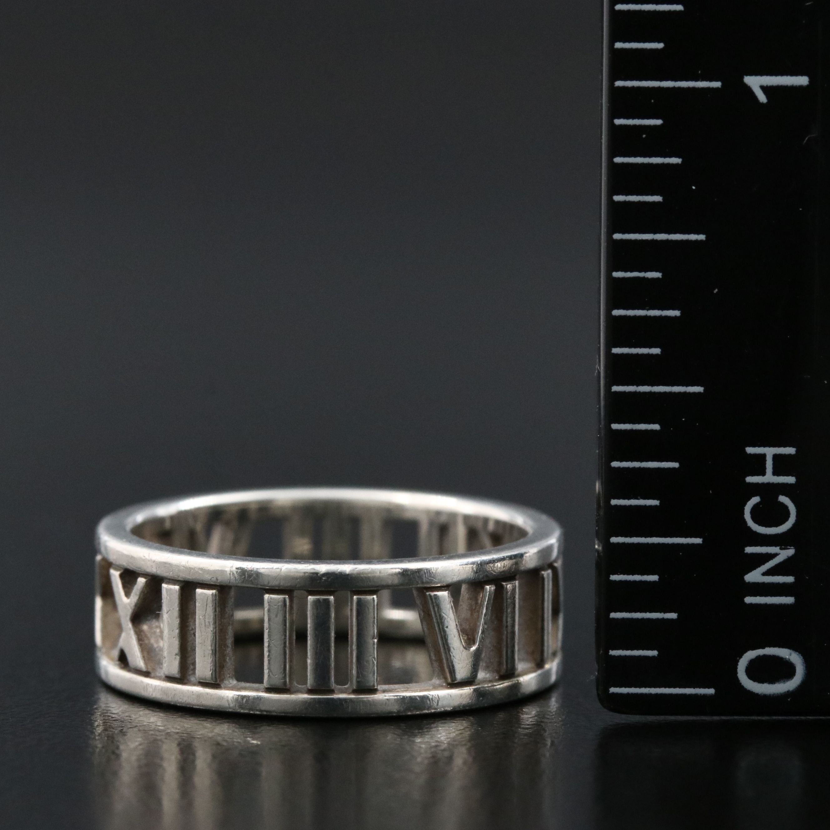Tiffany & Co. Atlas Sterling Pierced Band Ring