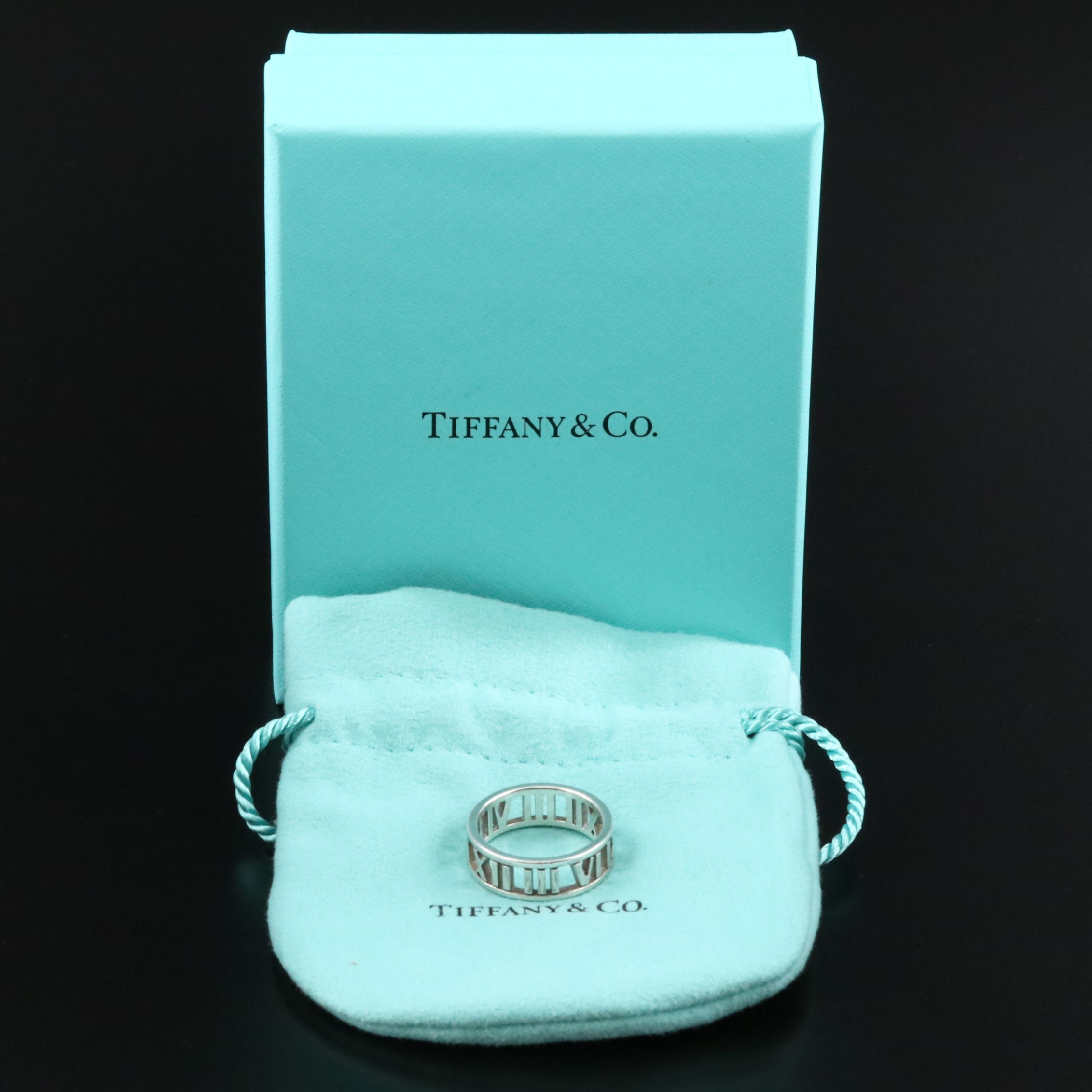 Tiffany & Co. Atlas Sterling Pierced Band Ring