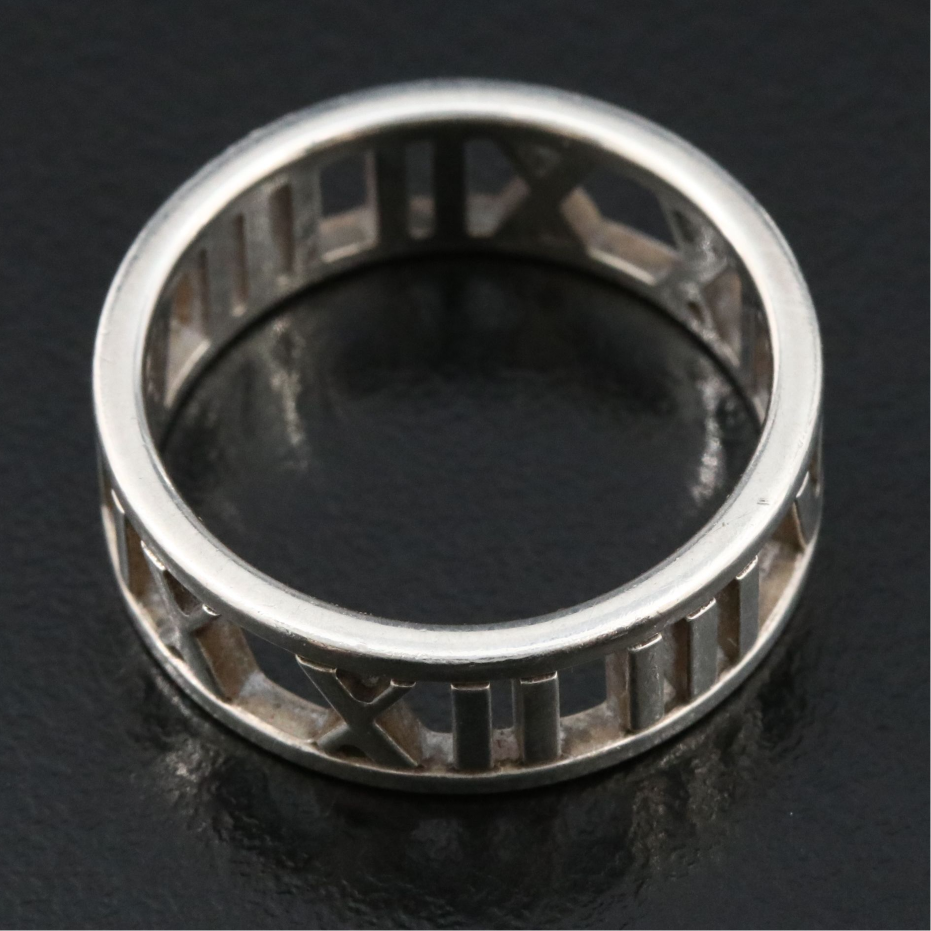 Tiffany & Co. Atlas Sterling Pierced Band Ring