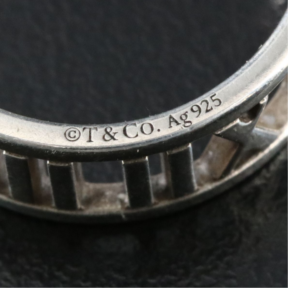 Tiffany & Co. Atlas Sterling Pierced Band Ring