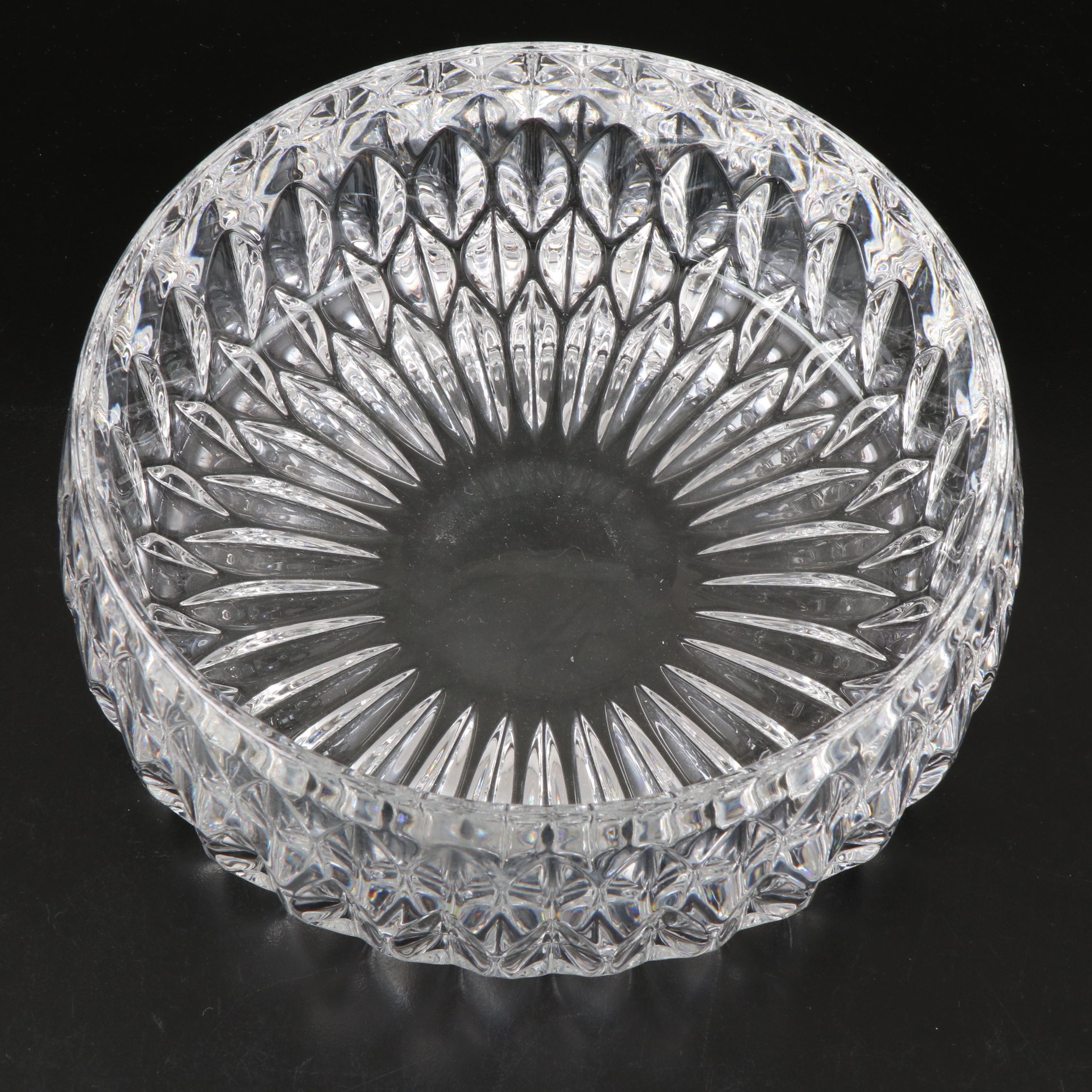 Gorham "Althea" Cut Crystal Bowl with Other Crystal Vases