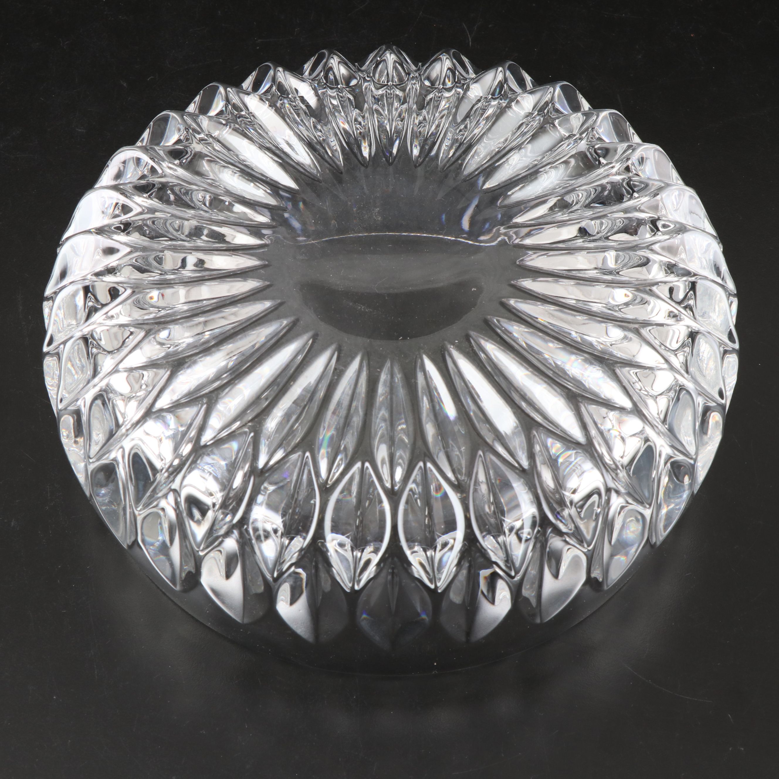 Gorham "Althea" Cut Crystal Bowl with Other Crystal Vases