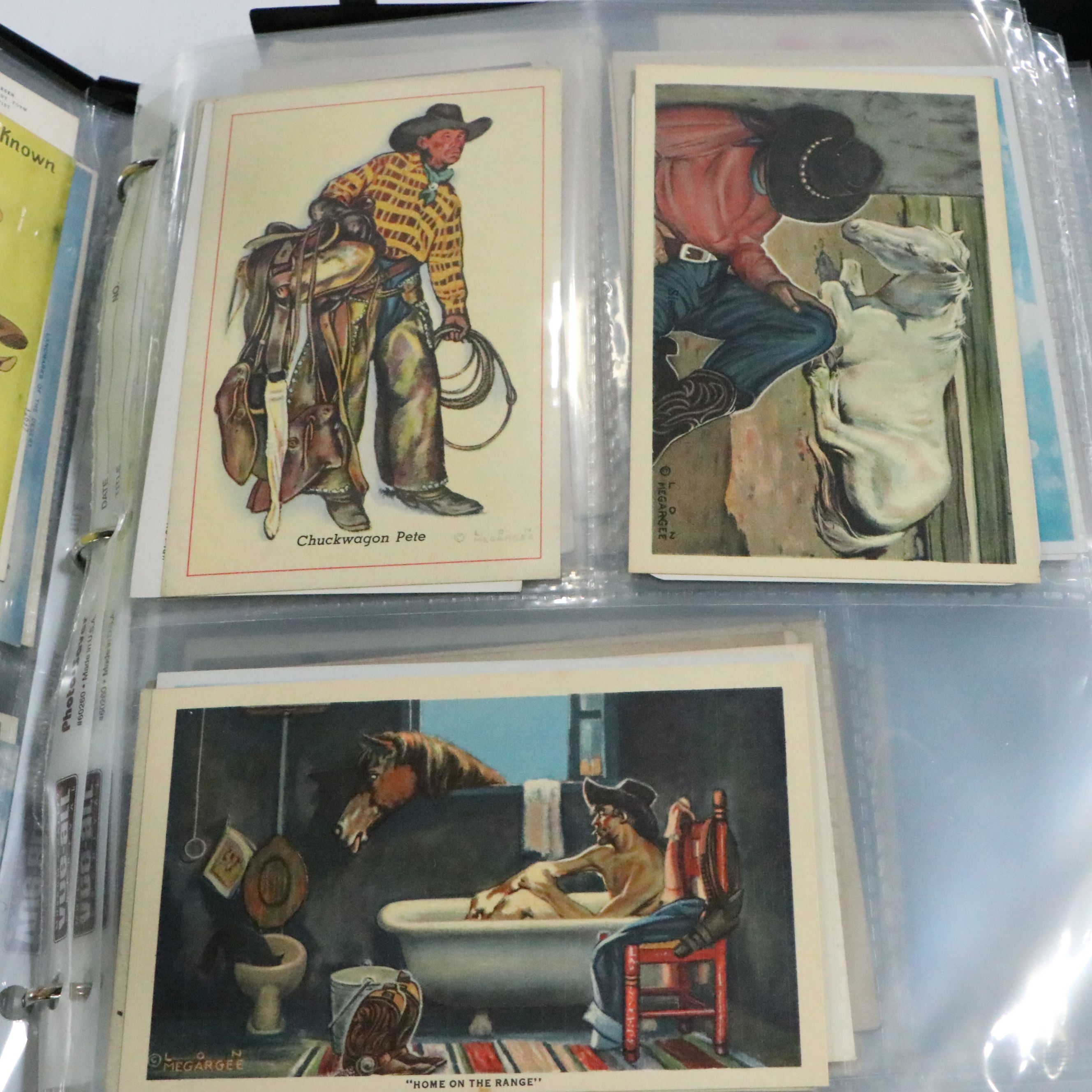 L.H "Dude" Larsen Western Themed with More Antique and Vintage Postcards