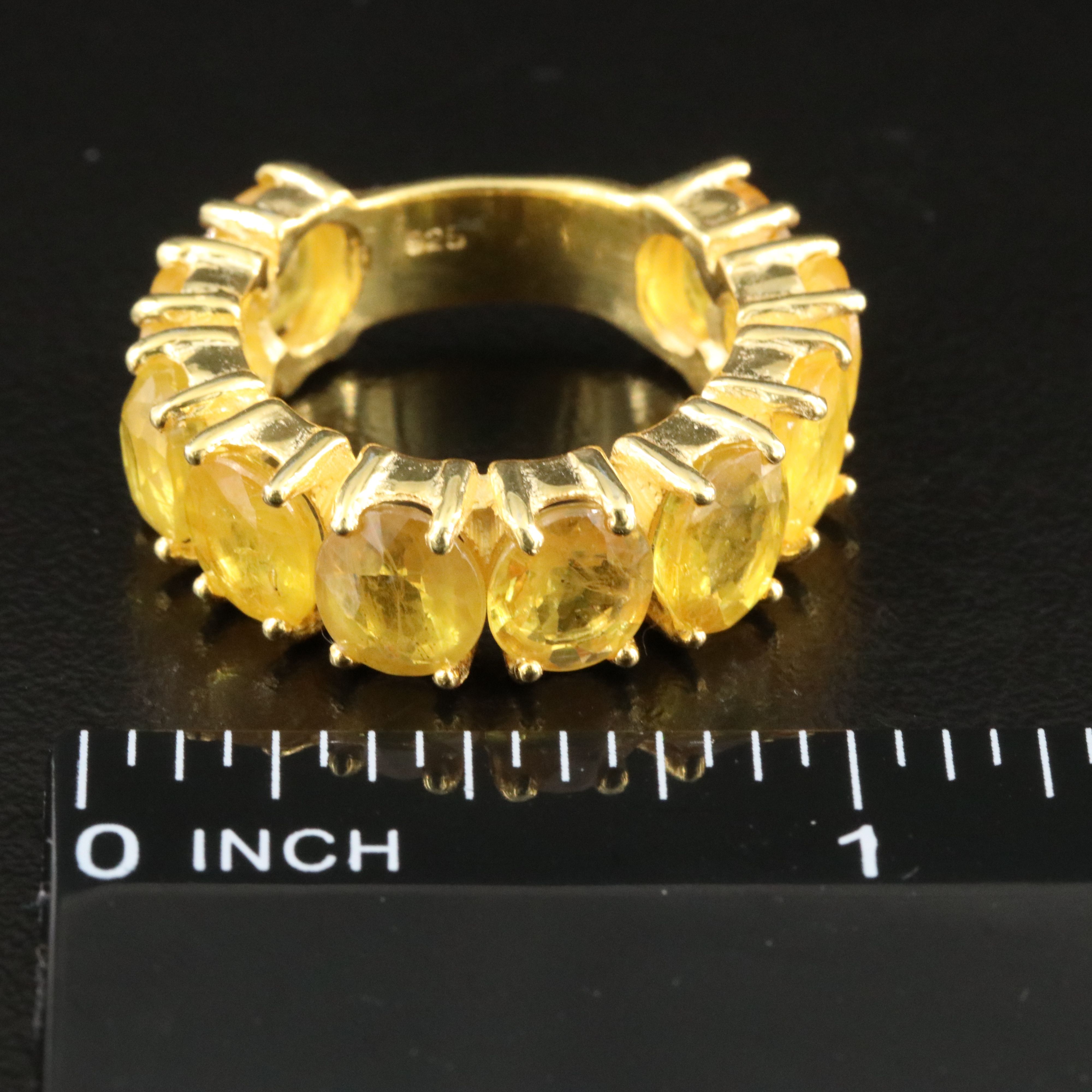 Sterling Sapphire Band