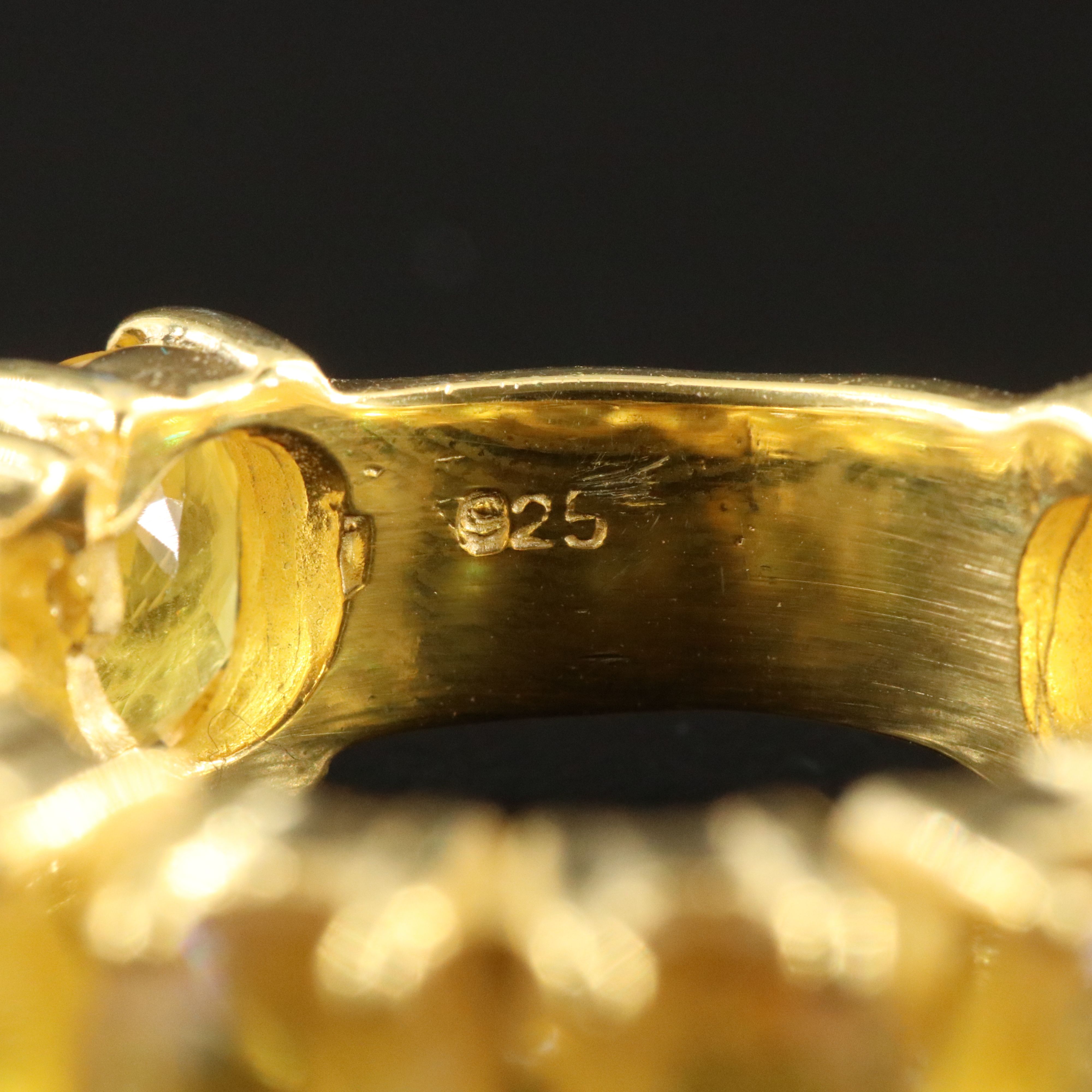 Sterling Sapphire Band