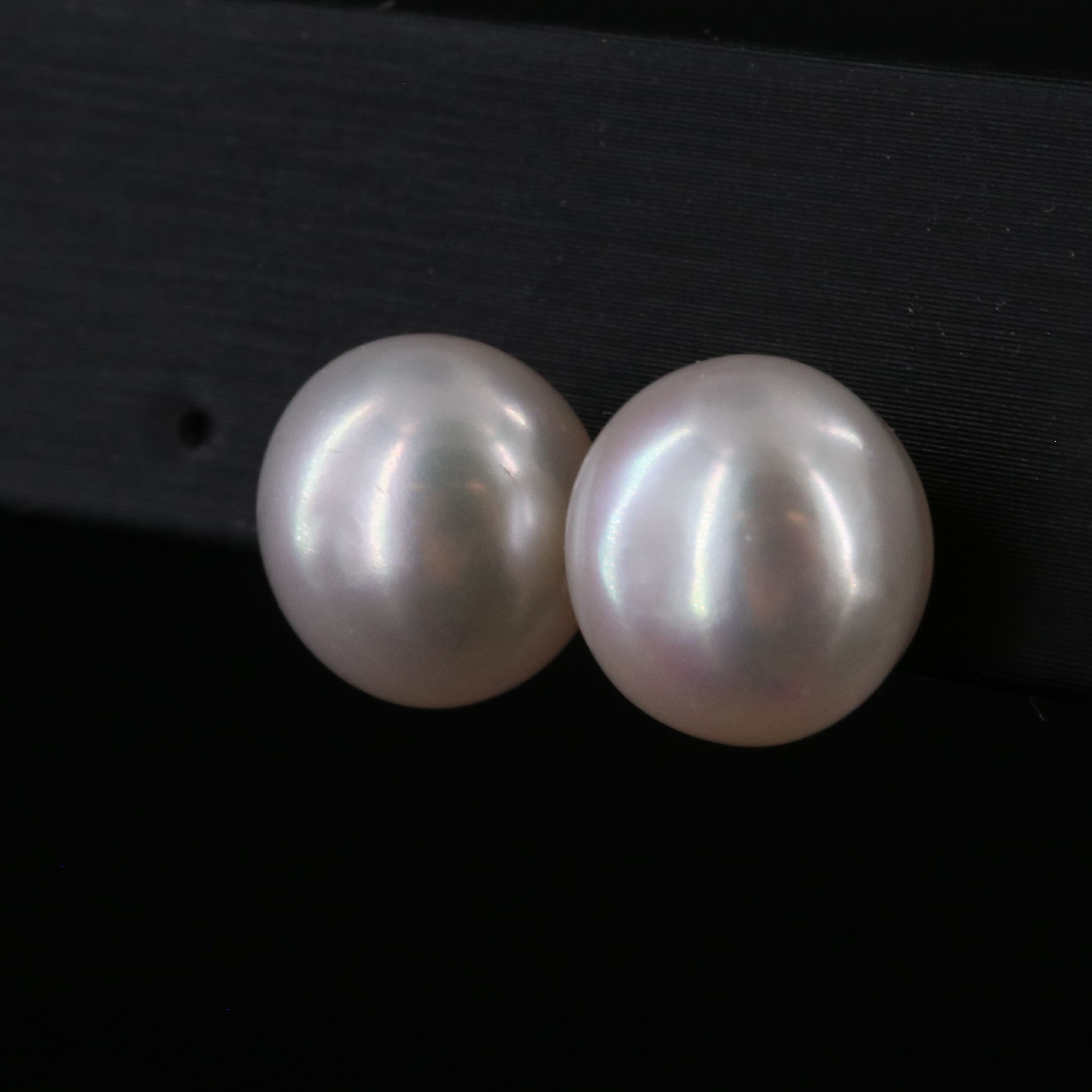 14K Pearl Front-Back Earrings