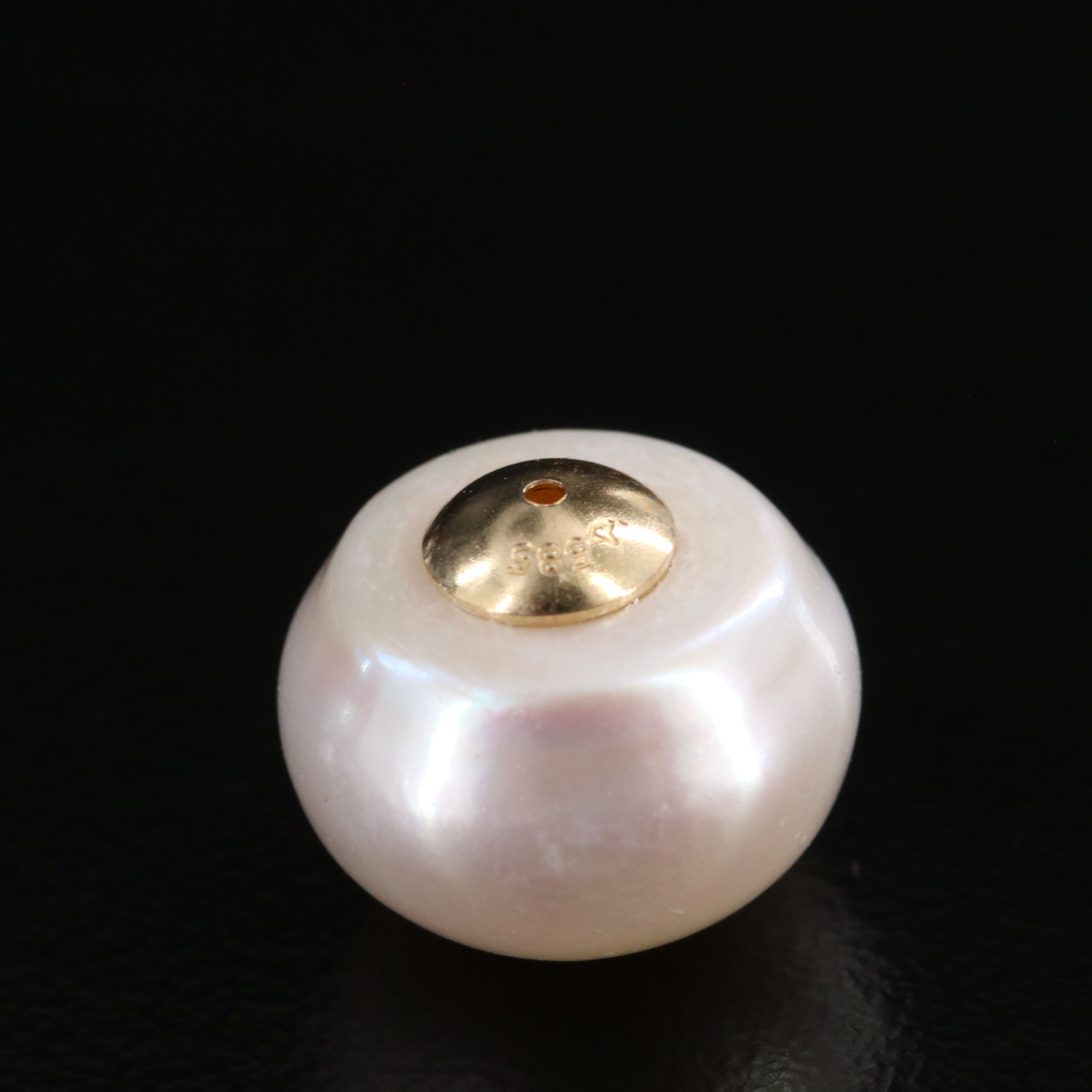 14K Pearl Front-Back Earrings