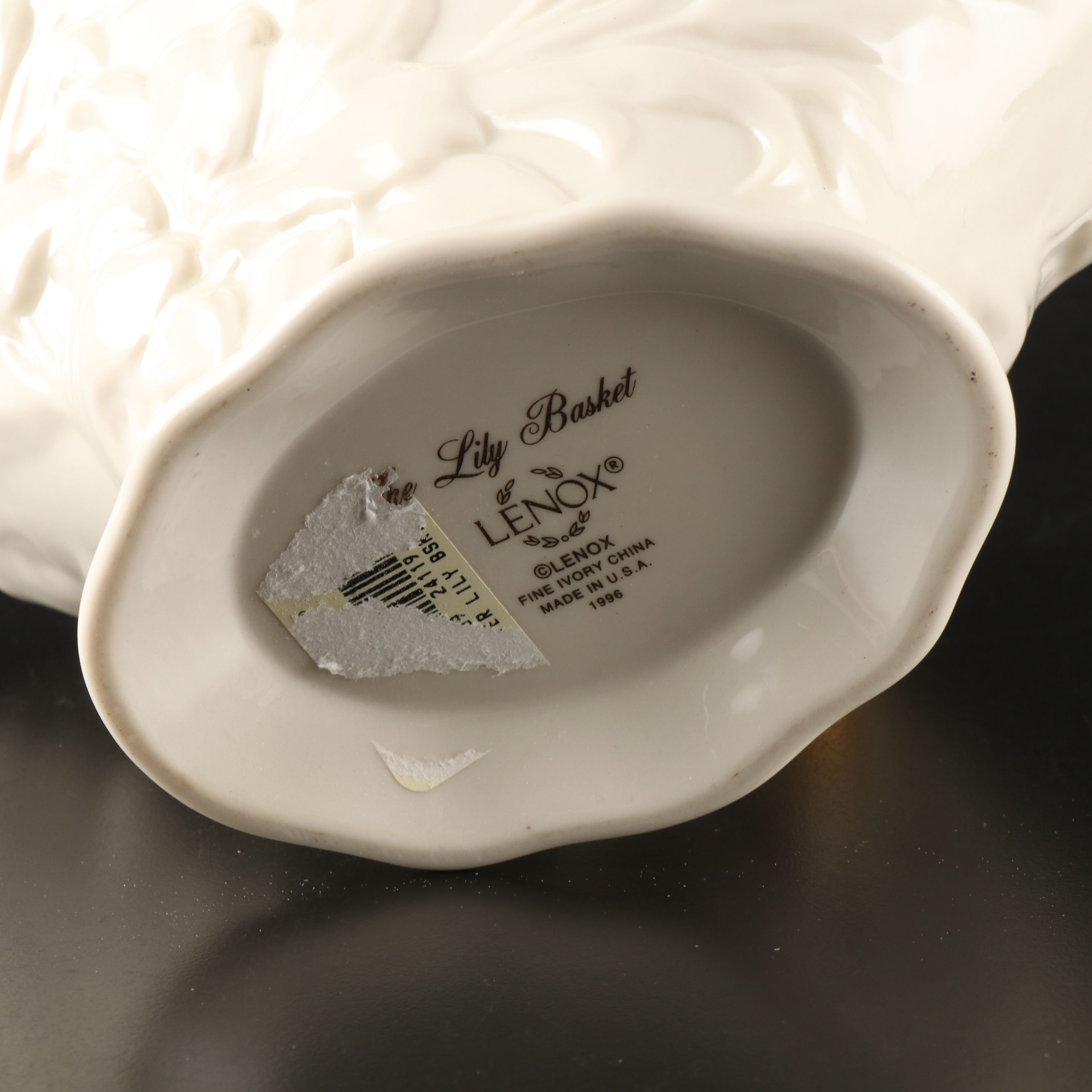 Lenox "Lily Basket" Porcelain Vases and More Lenox Porcelain Décor