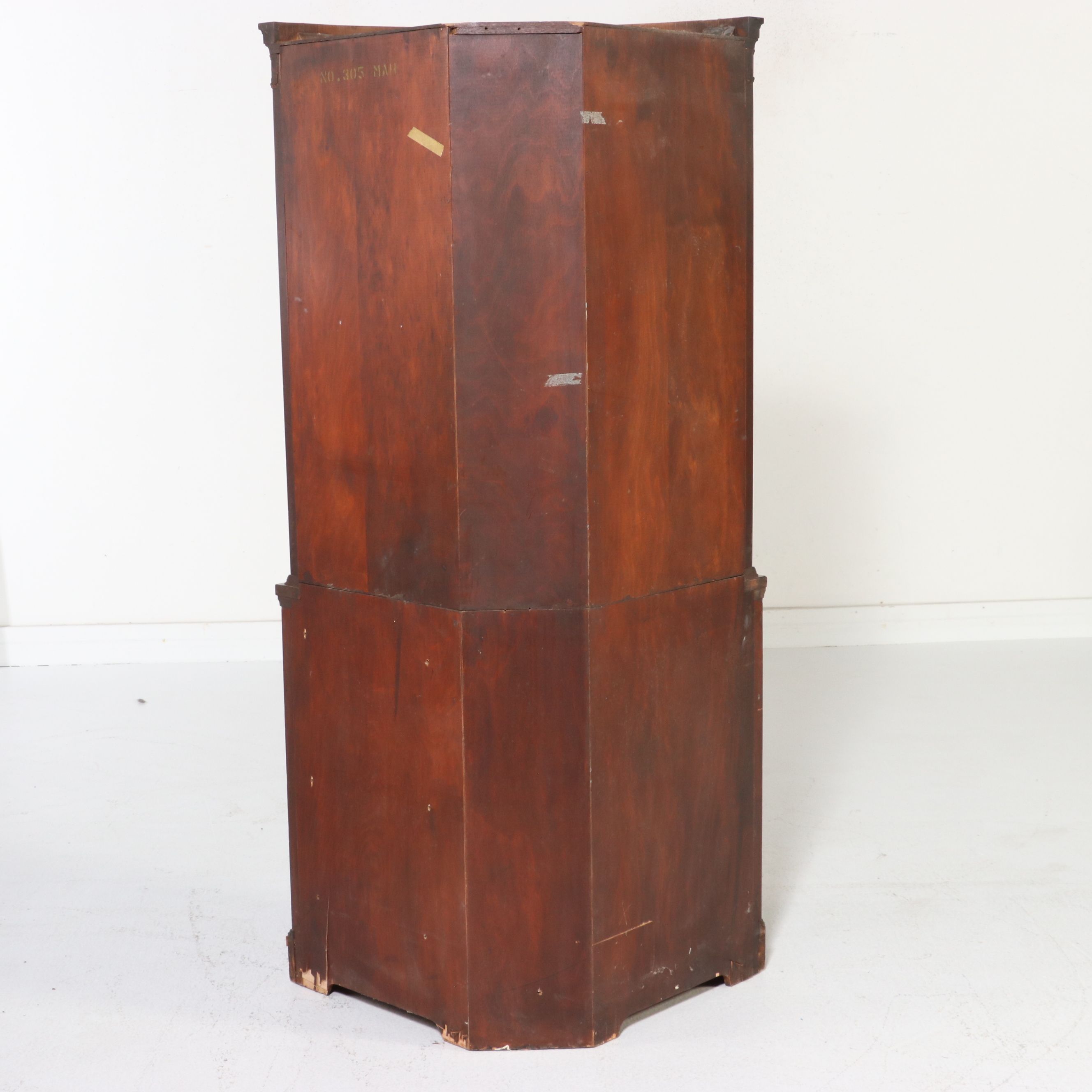 Drexel Federal Style Mahogany Corner Cabinet