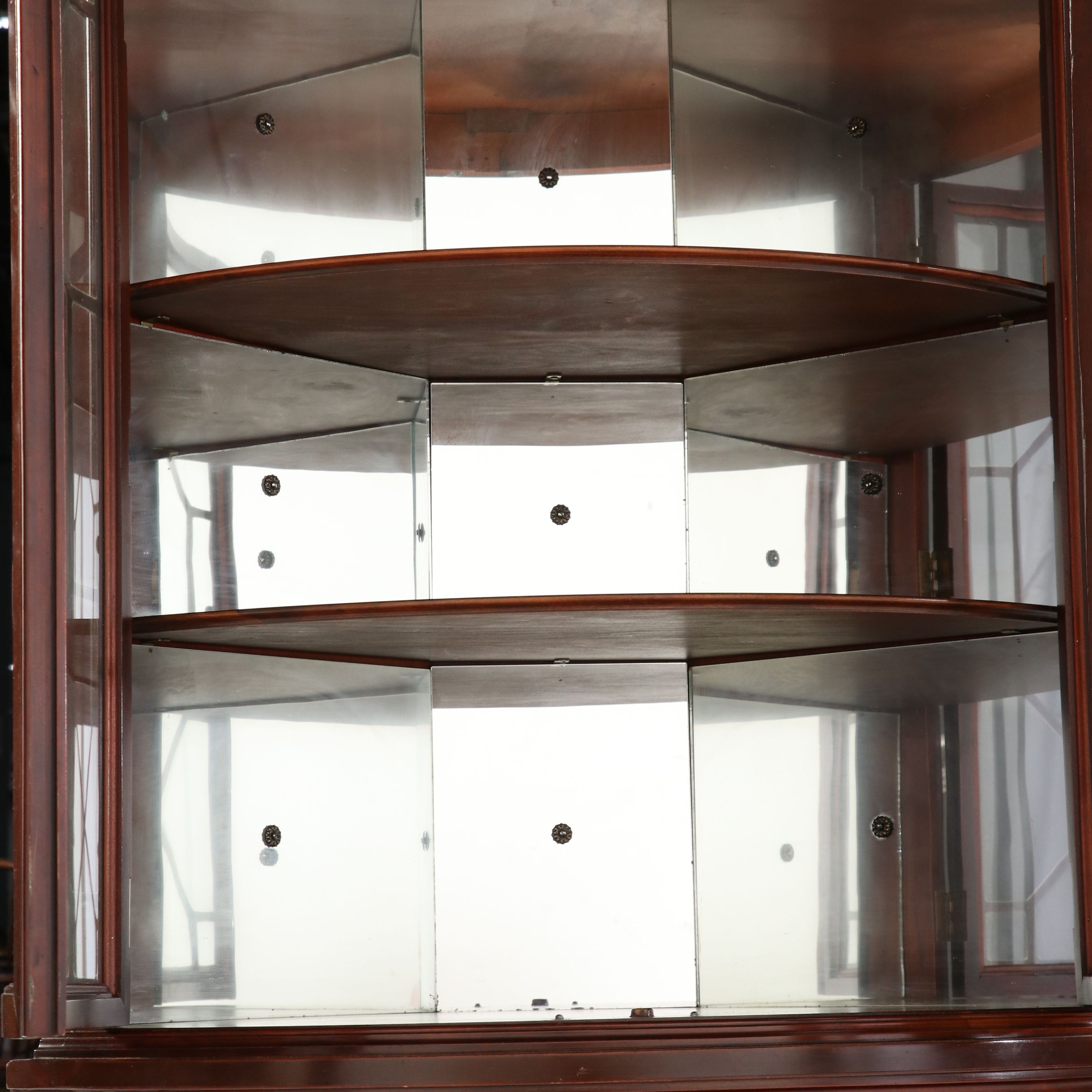 Drexel Federal Style Mahogany Corner Cabinet