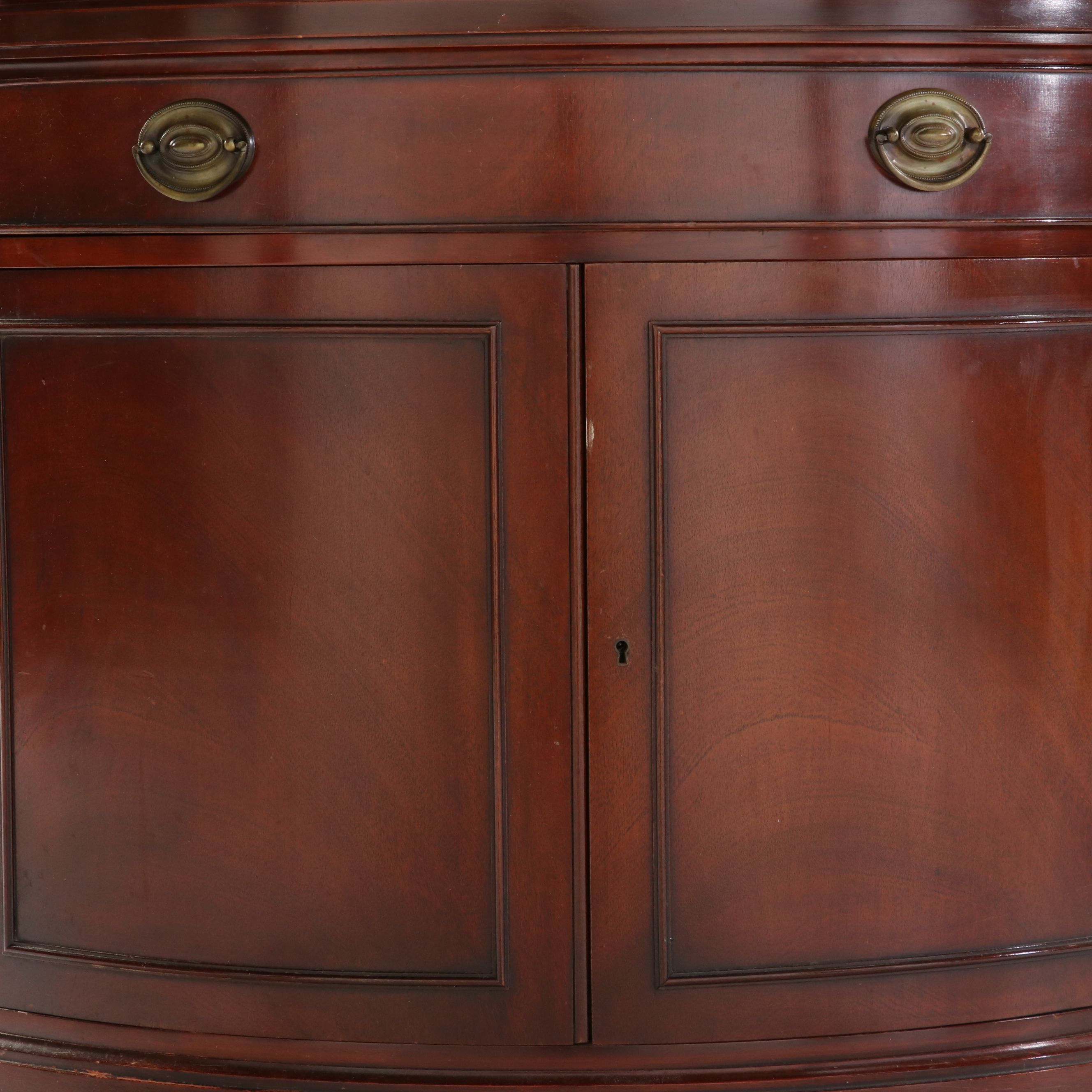 Drexel Federal Style Mahogany Corner Cabinet