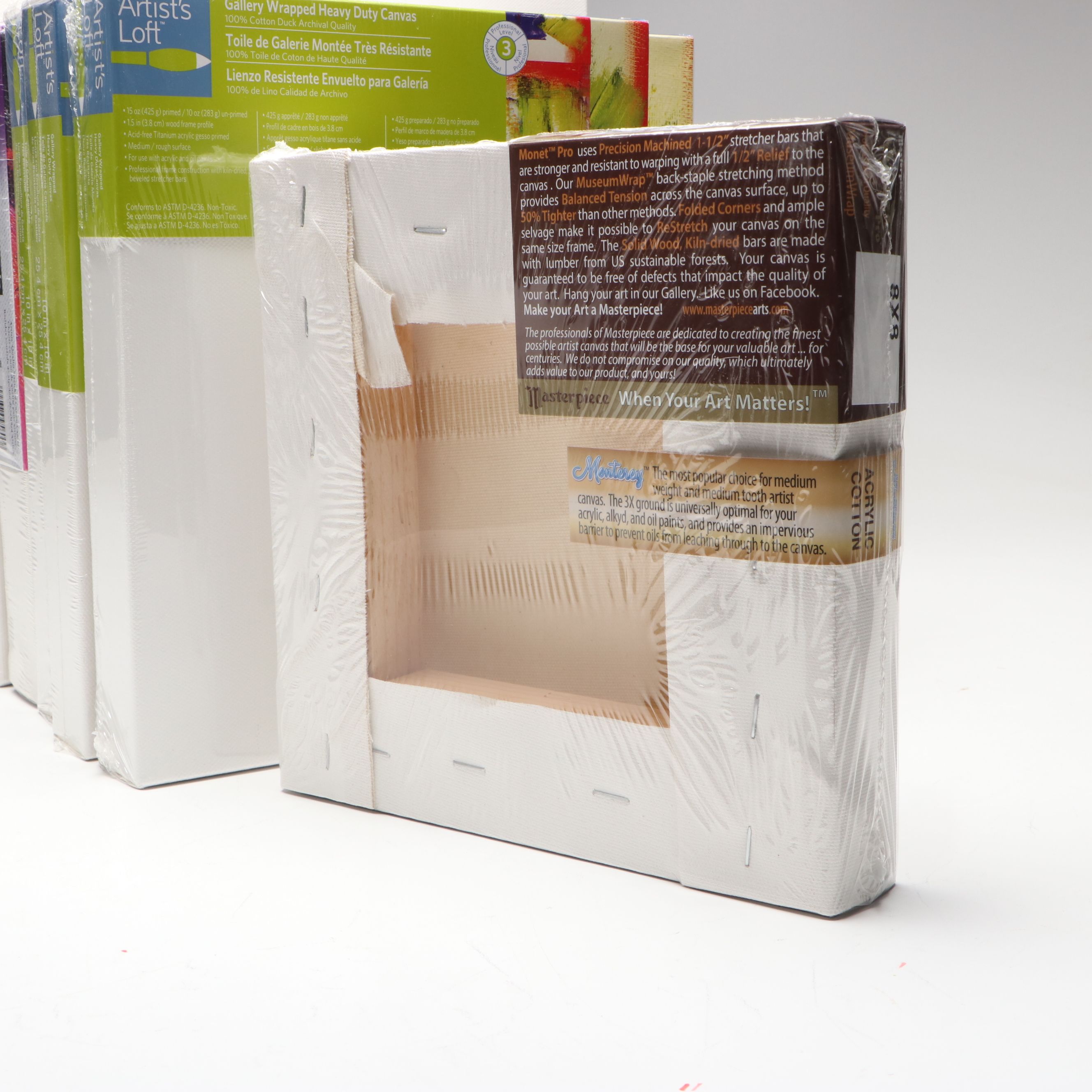 Winsor & Newton, Monet Pro, Artist's Loft and More Gallery Wrapped Canvases