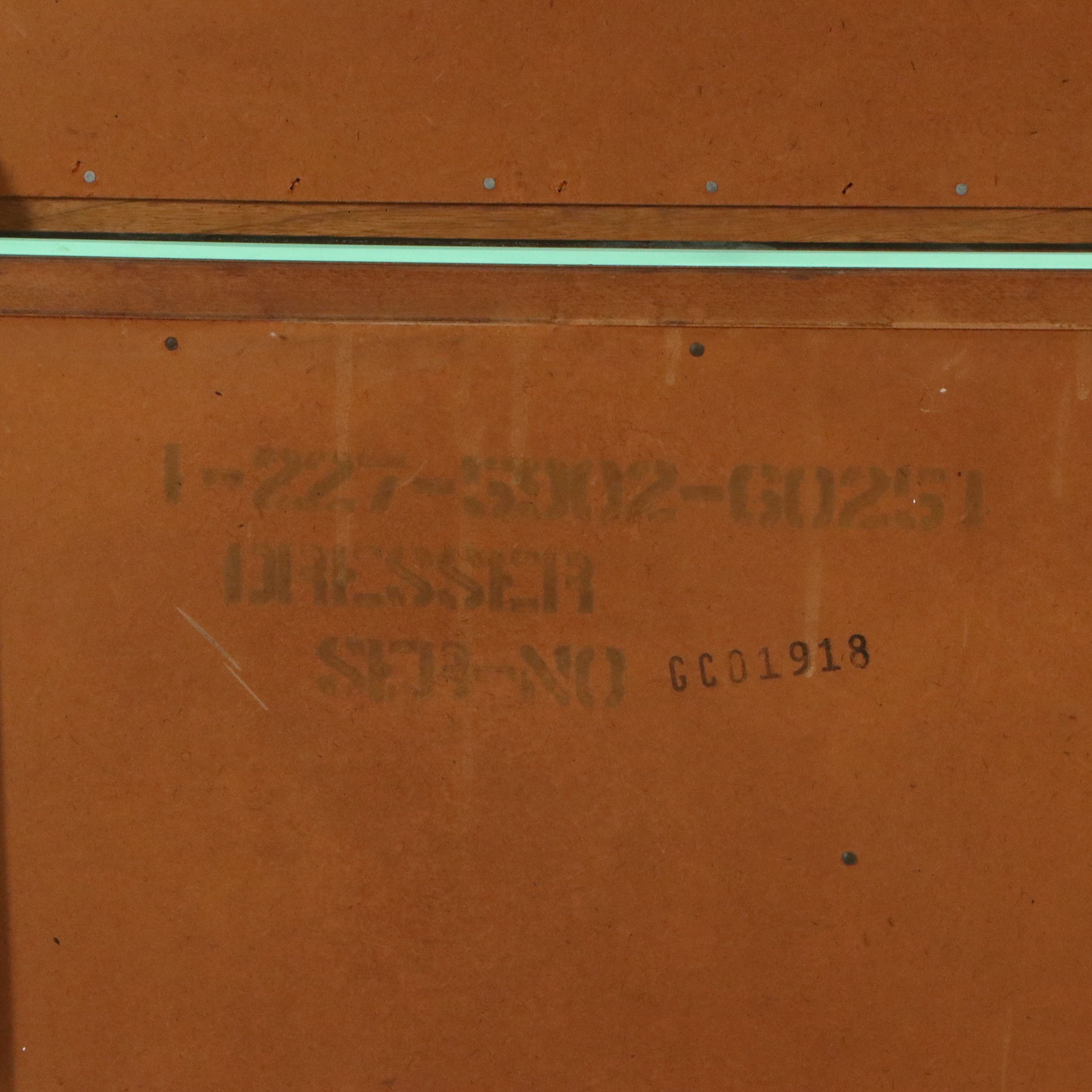 Bassett Furniture Mid Century Modern Walnut Dresser