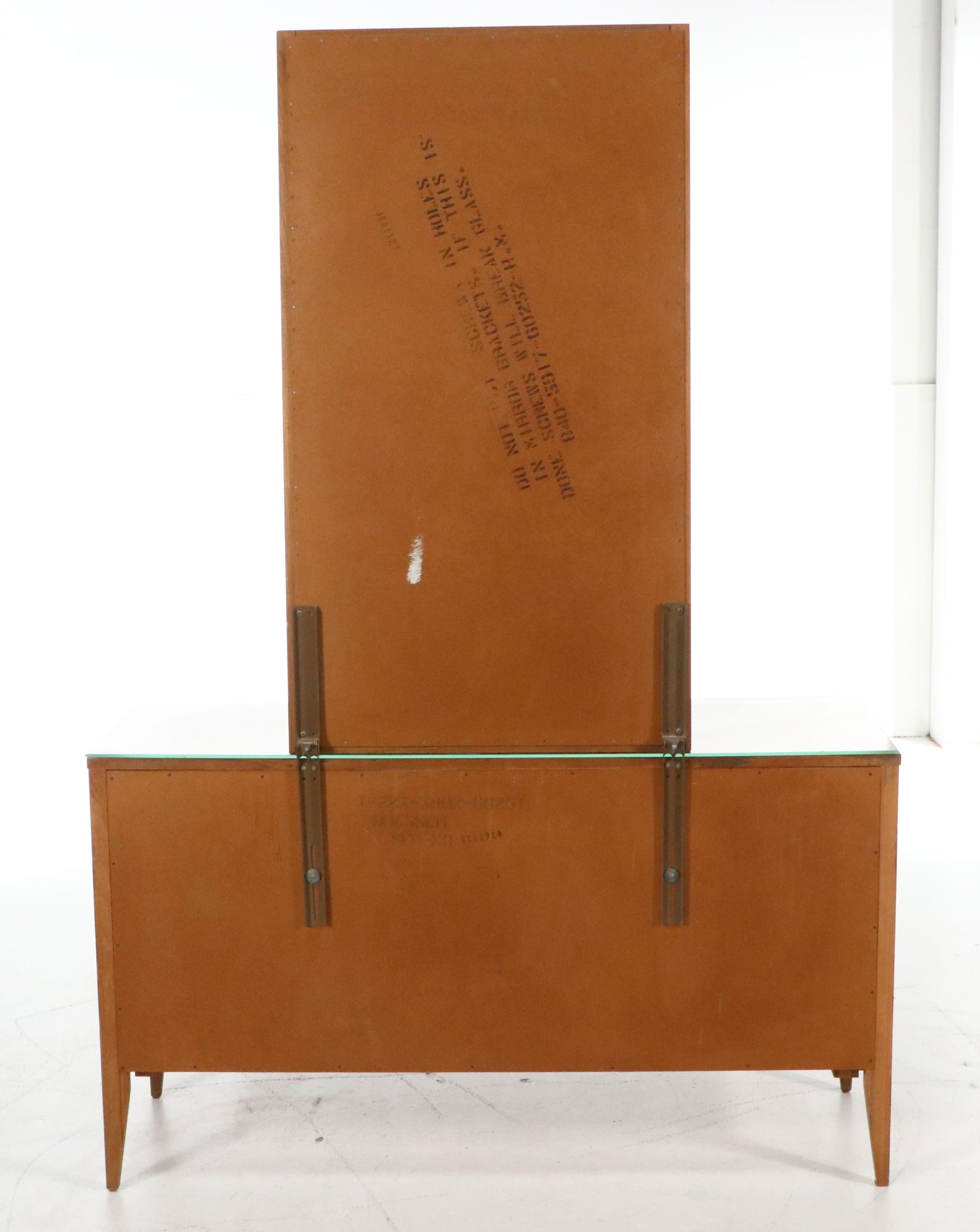 Bassett Furniture Mid Century Modern Walnut Dresser