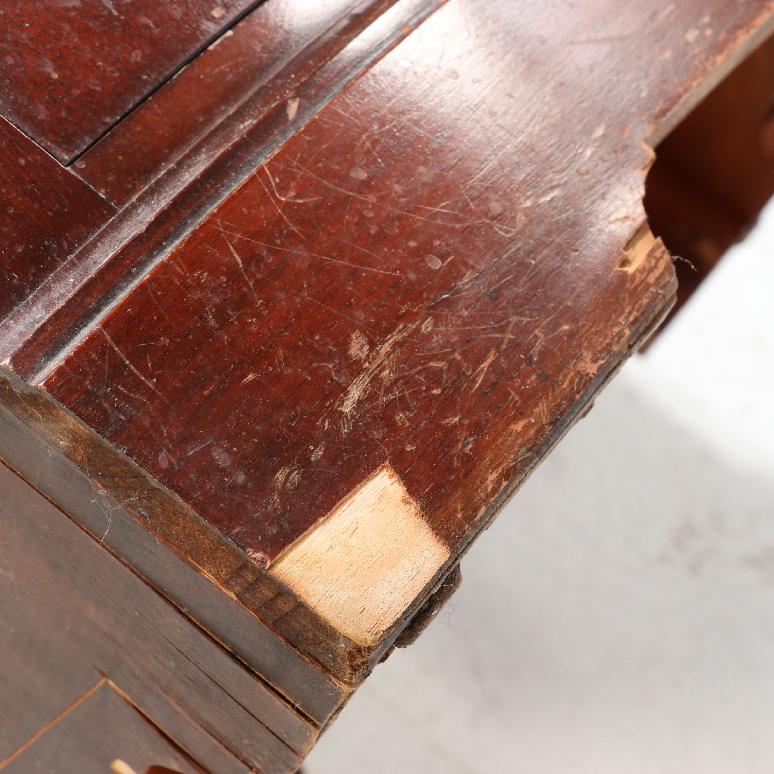 Drexel Federal Style Mahogany Corner Cabinet