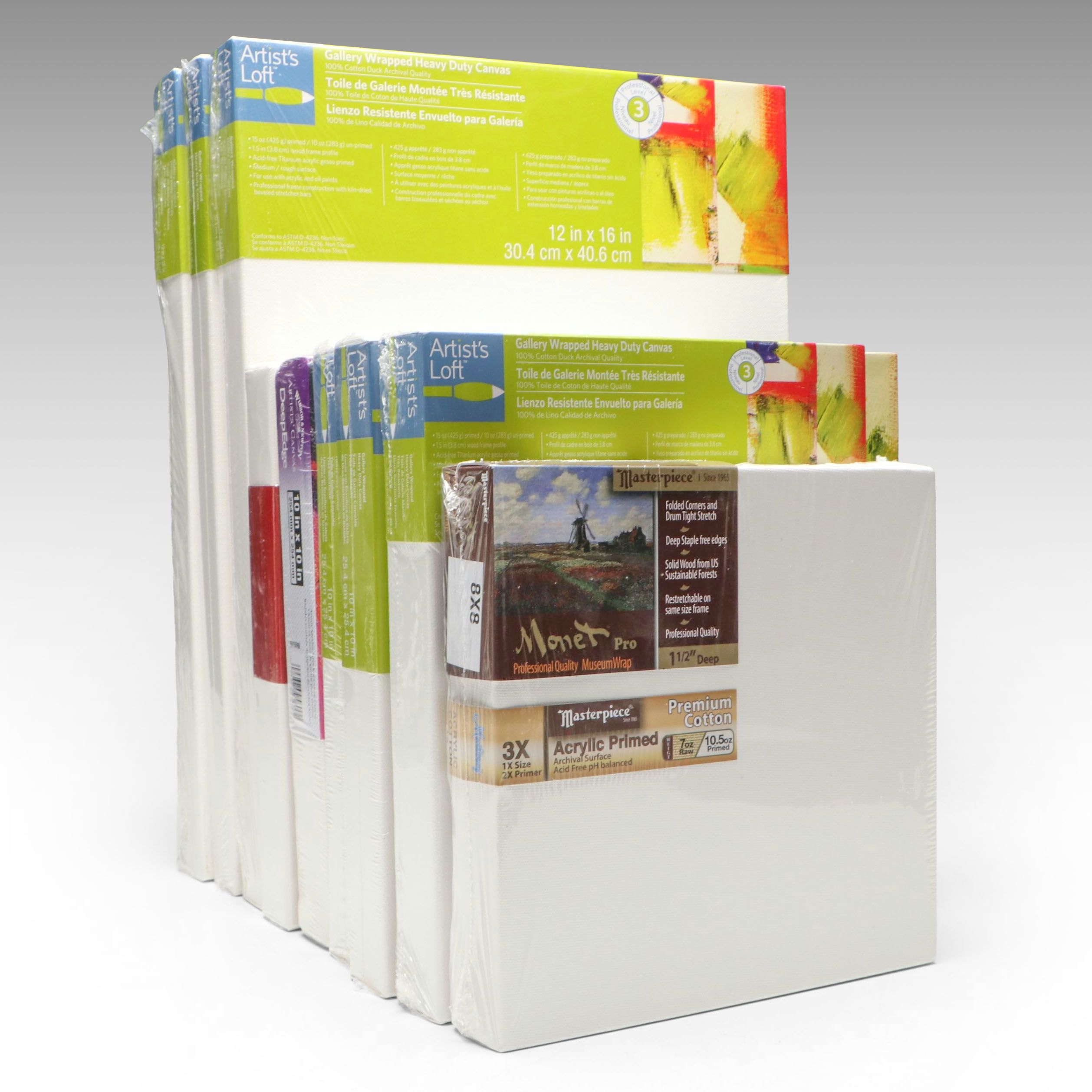 Winsor & Newton, Monet Pro, Artist's Loft and More Gallery Wrapped Canvases