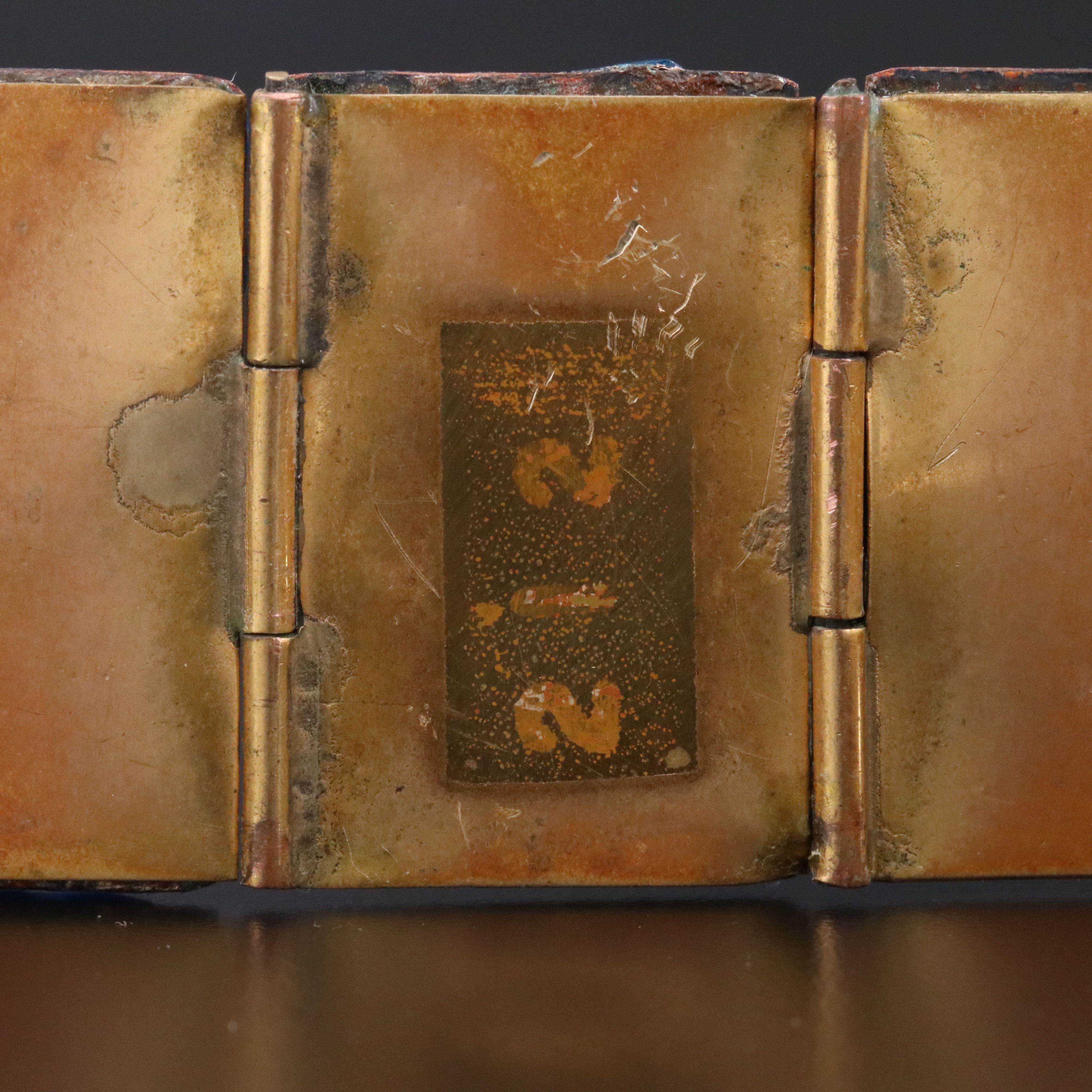 Vintage Glass Statement Bracelet