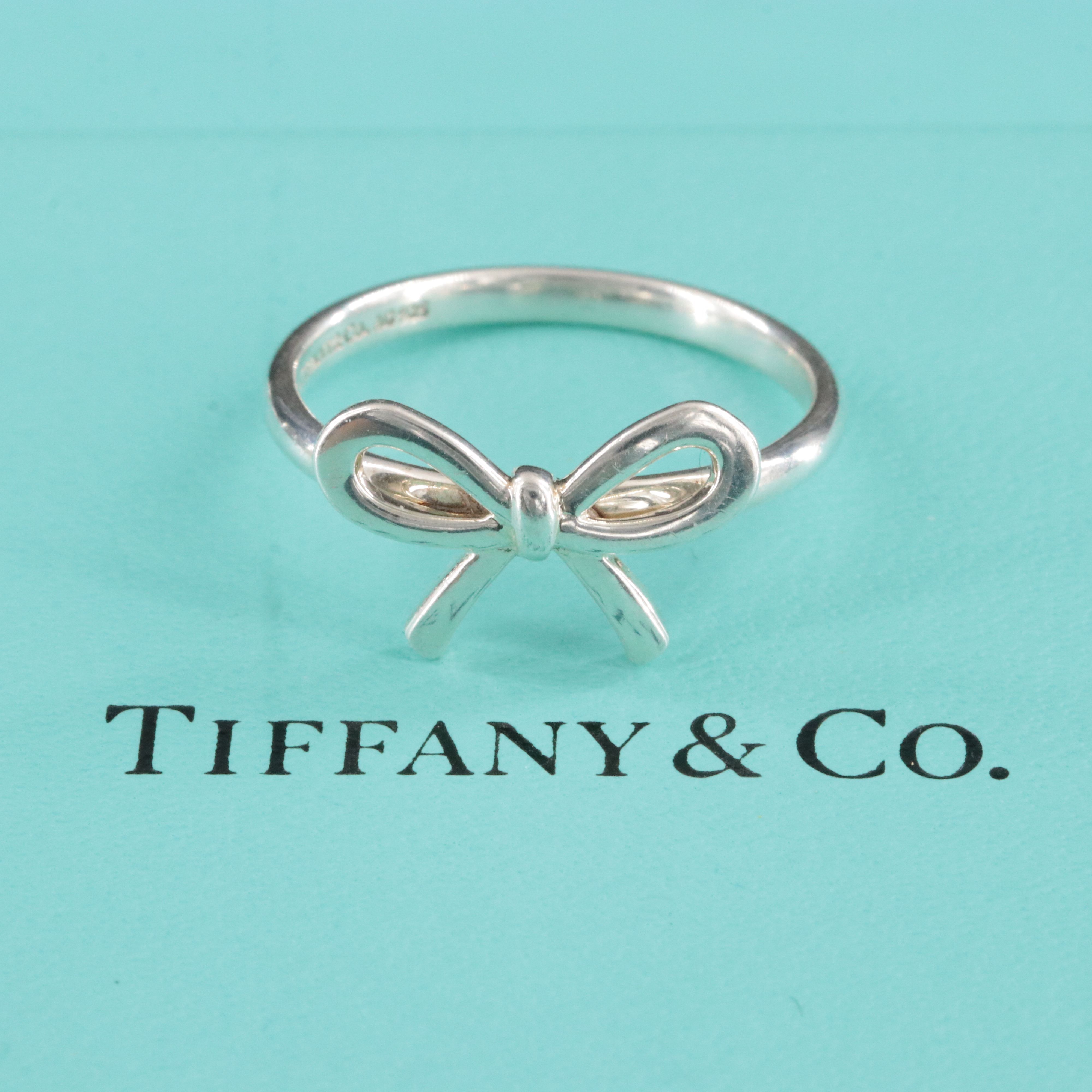 Tiffany & Co. Sterling Bow Ring