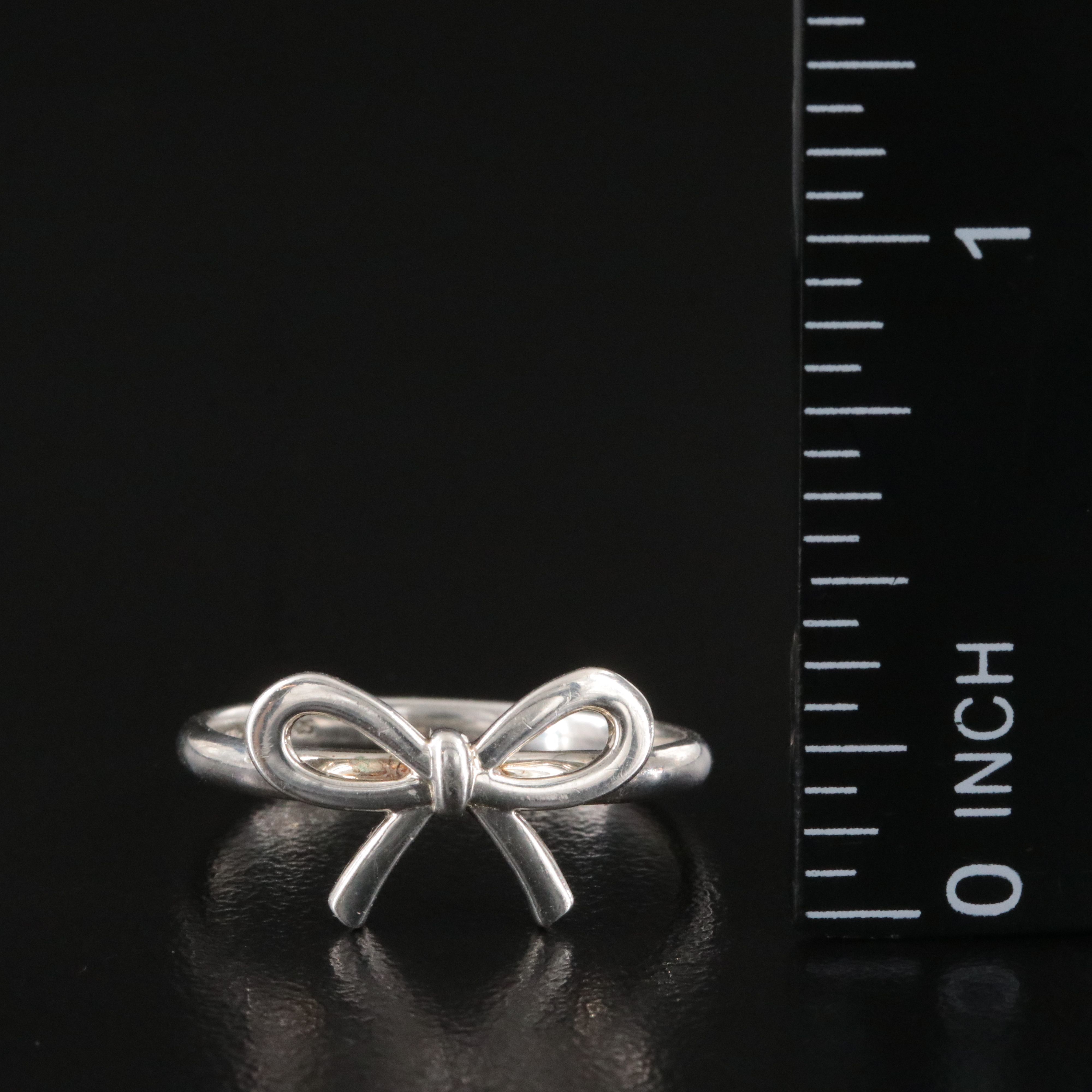 Tiffany & Co. Sterling Bow Ring