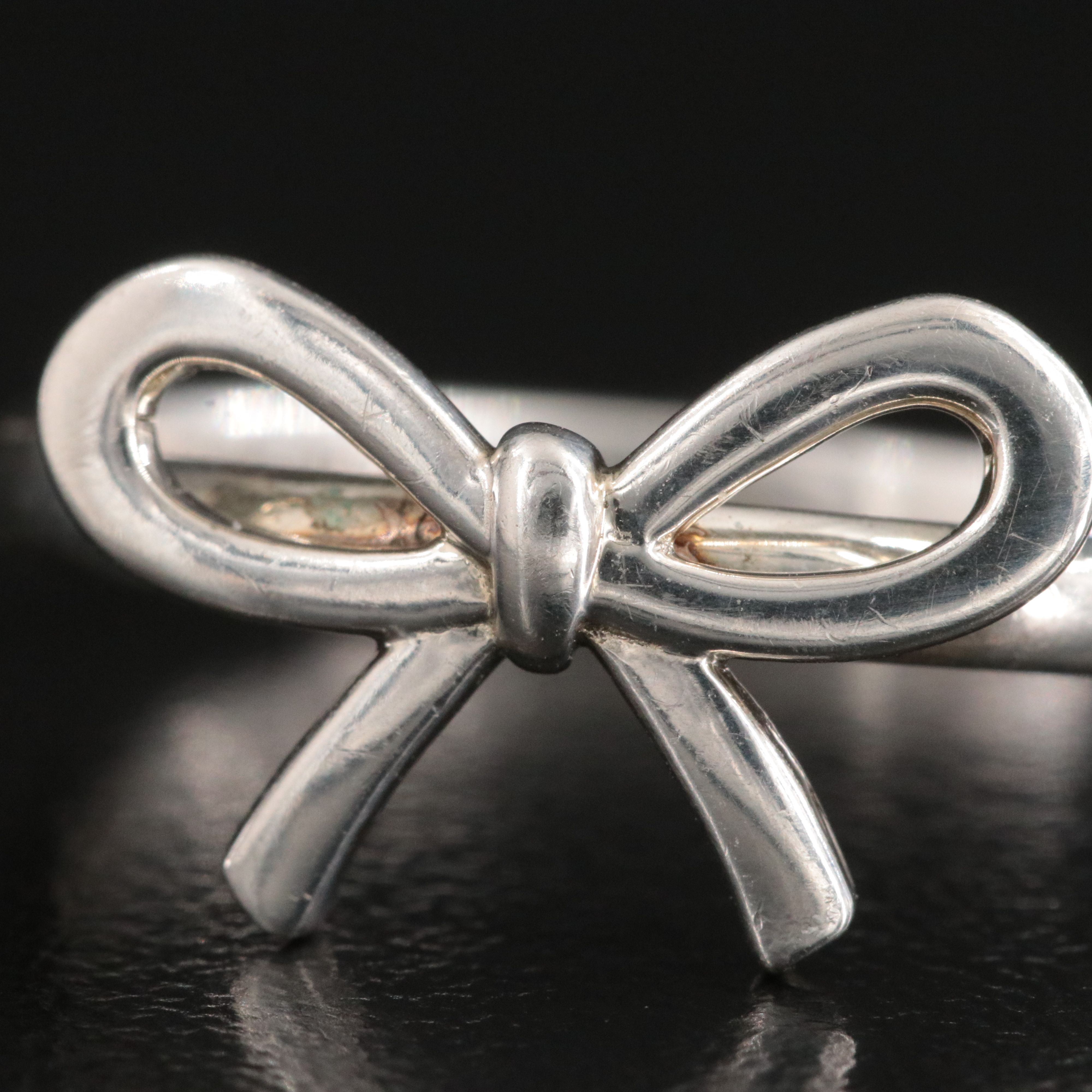 Tiffany & Co. Sterling Bow Ring