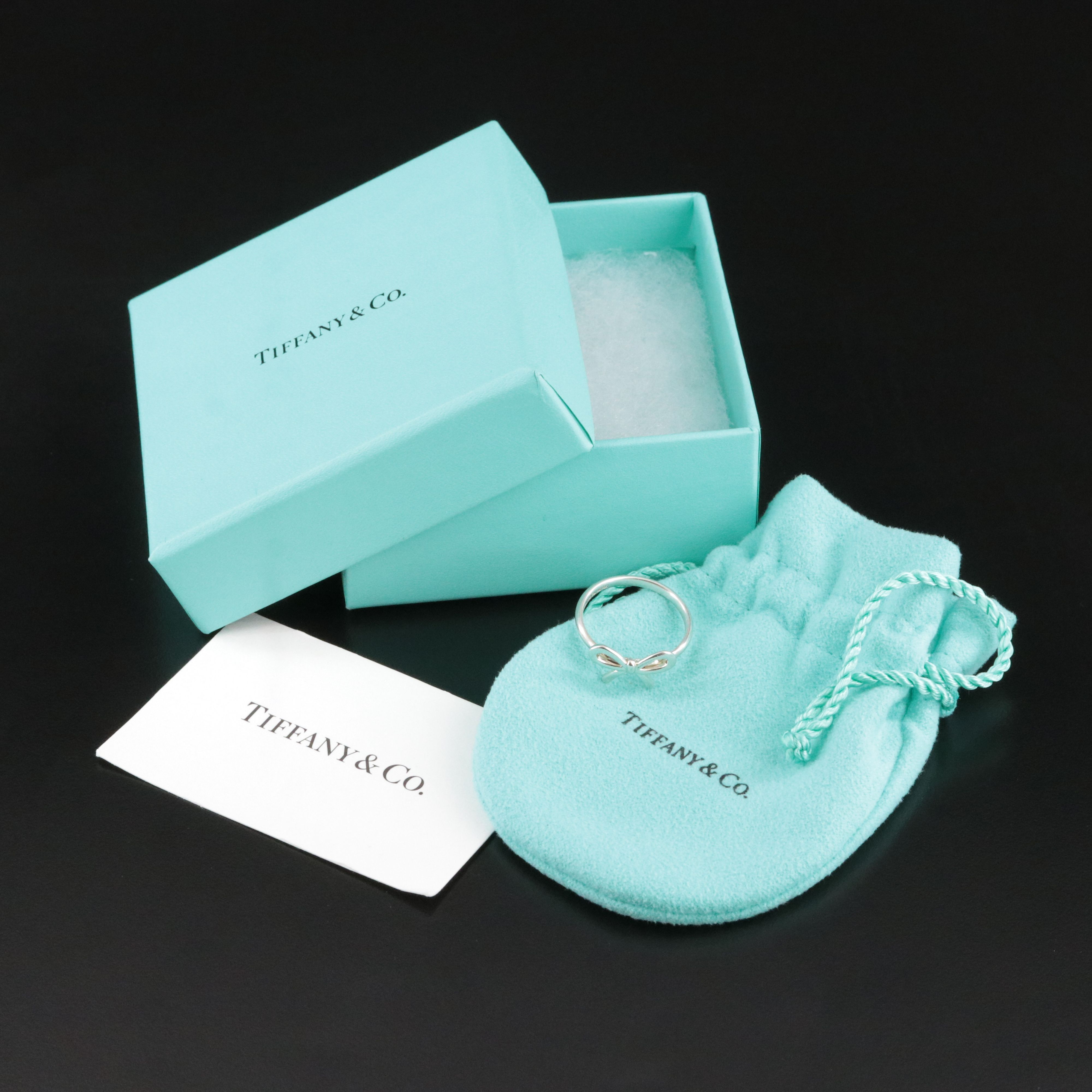 Tiffany & Co. Sterling Bow Ring