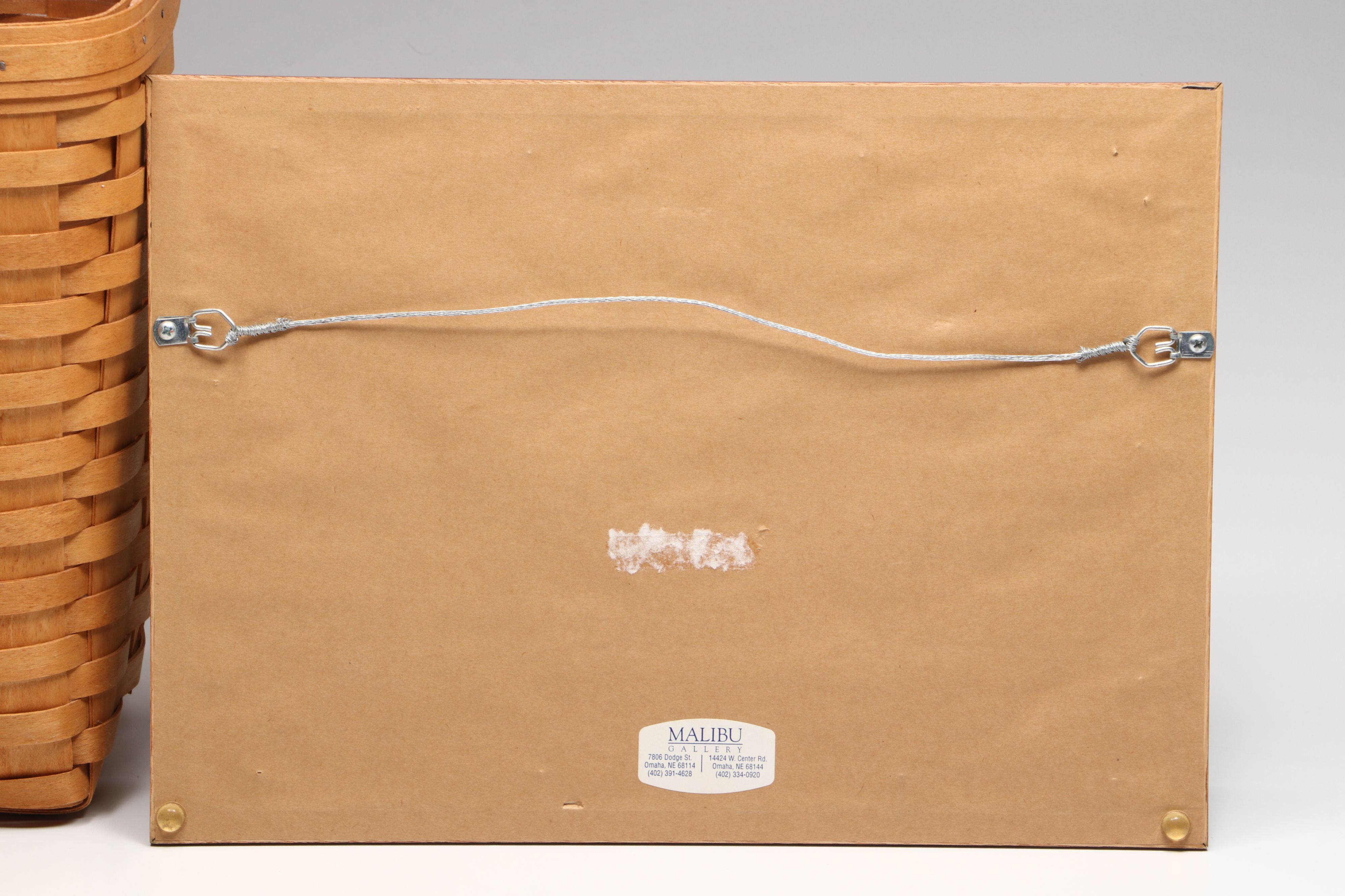 Handwoven Longaberger Baskets with Sarah Metzwood Framed Print