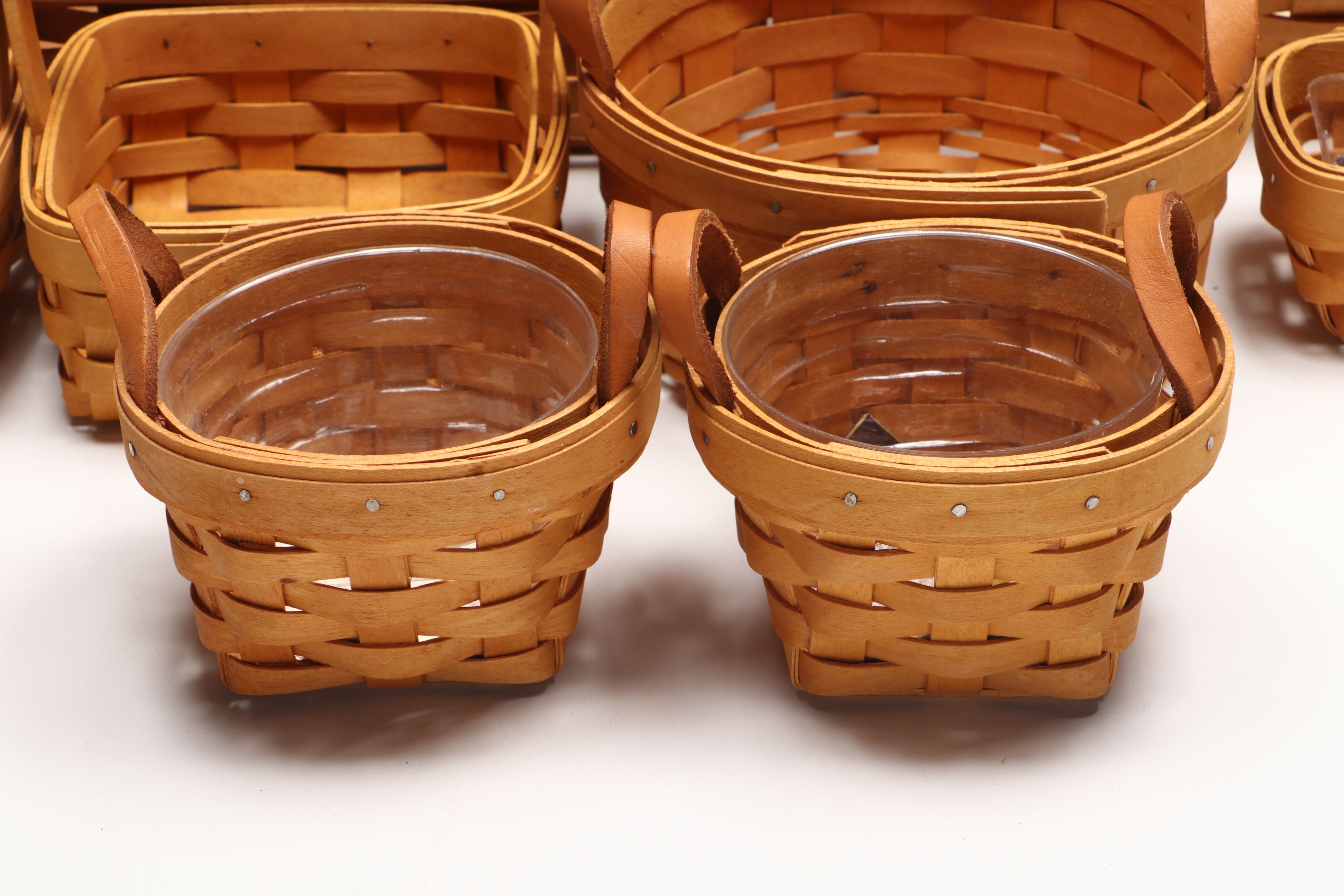 Handwoven Longaberger Baskets with Sarah Metzwood Framed Print