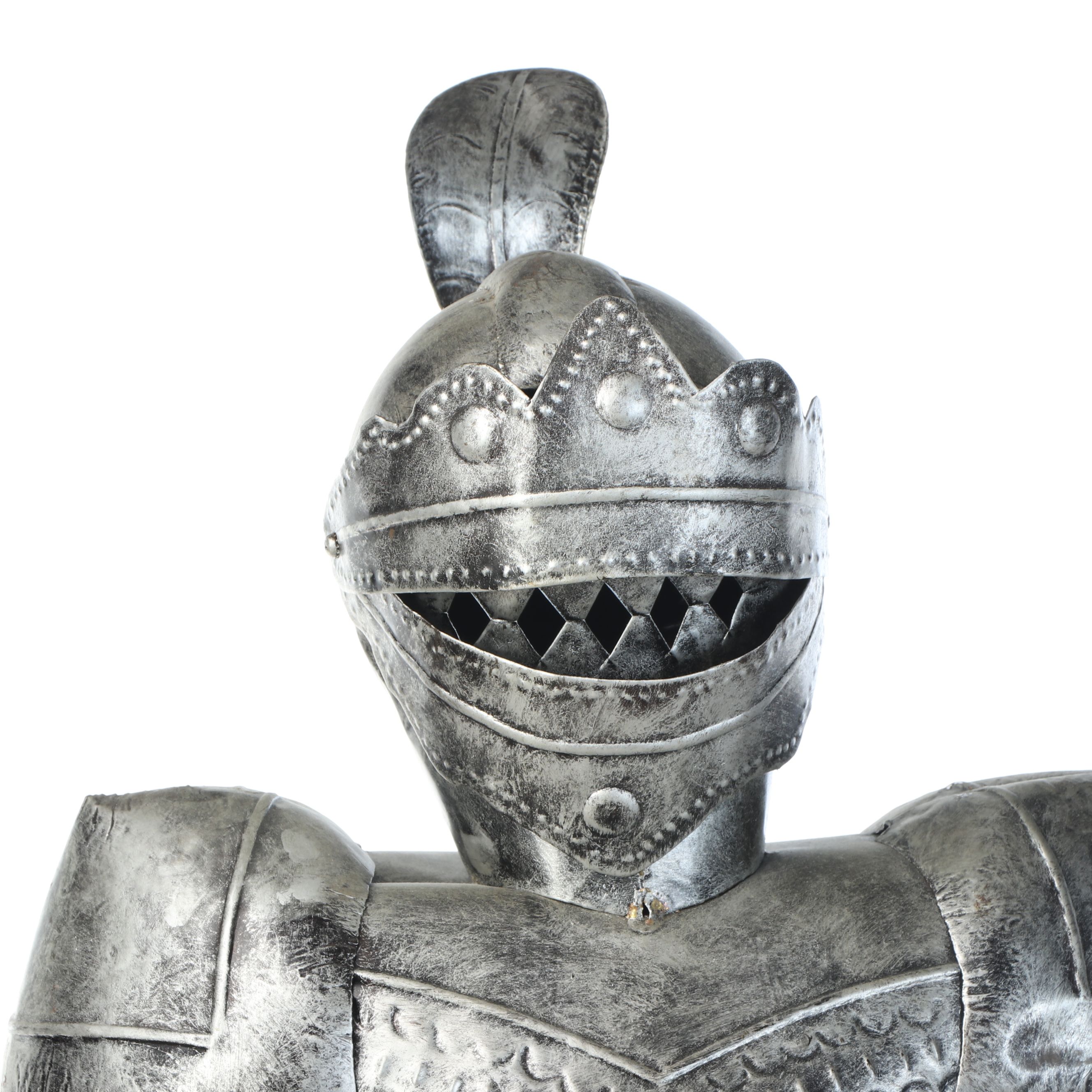 Sheet Metal Knight's Armor Statue