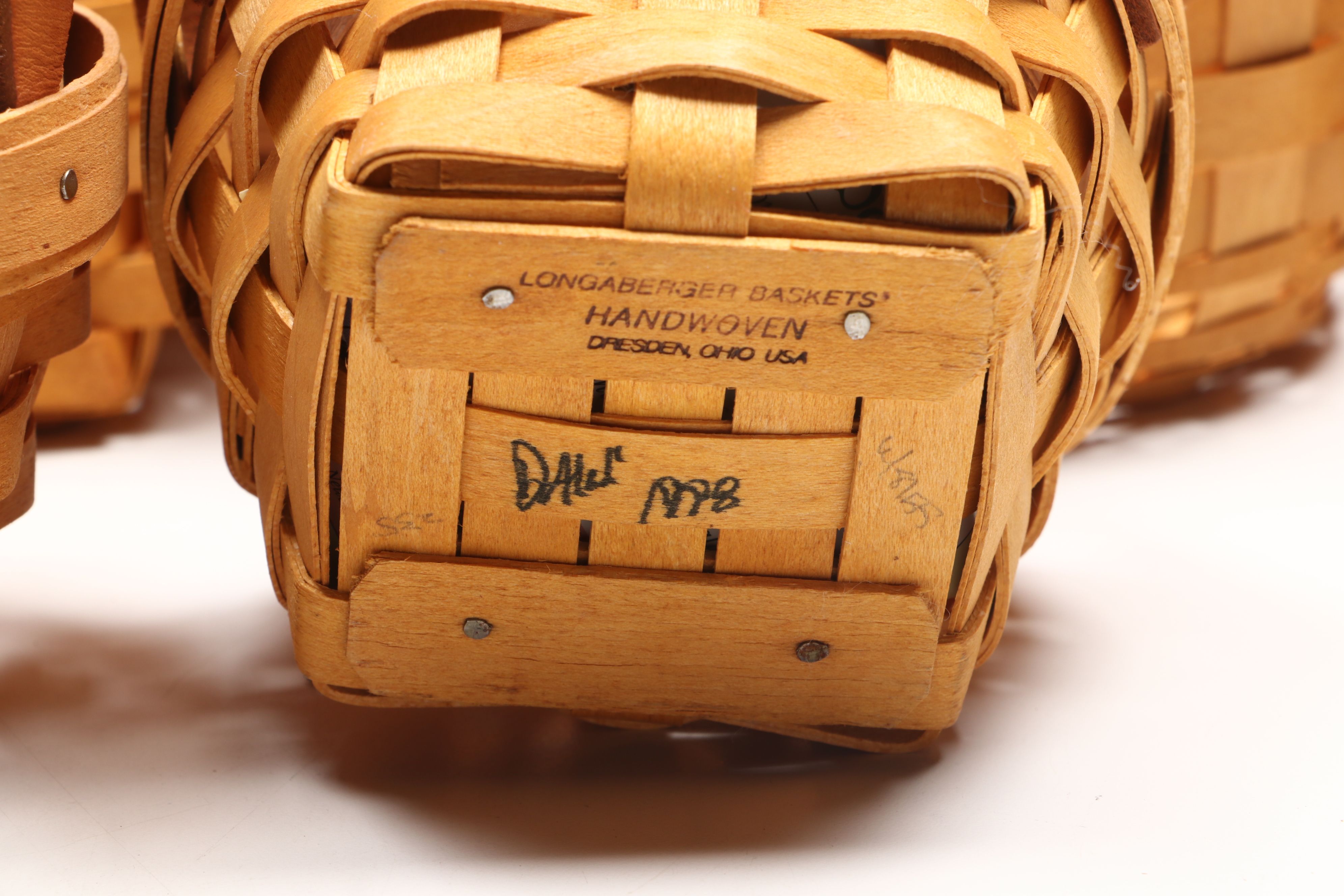 Handwoven Longaberger Baskets with Sarah Metzwood Framed Print