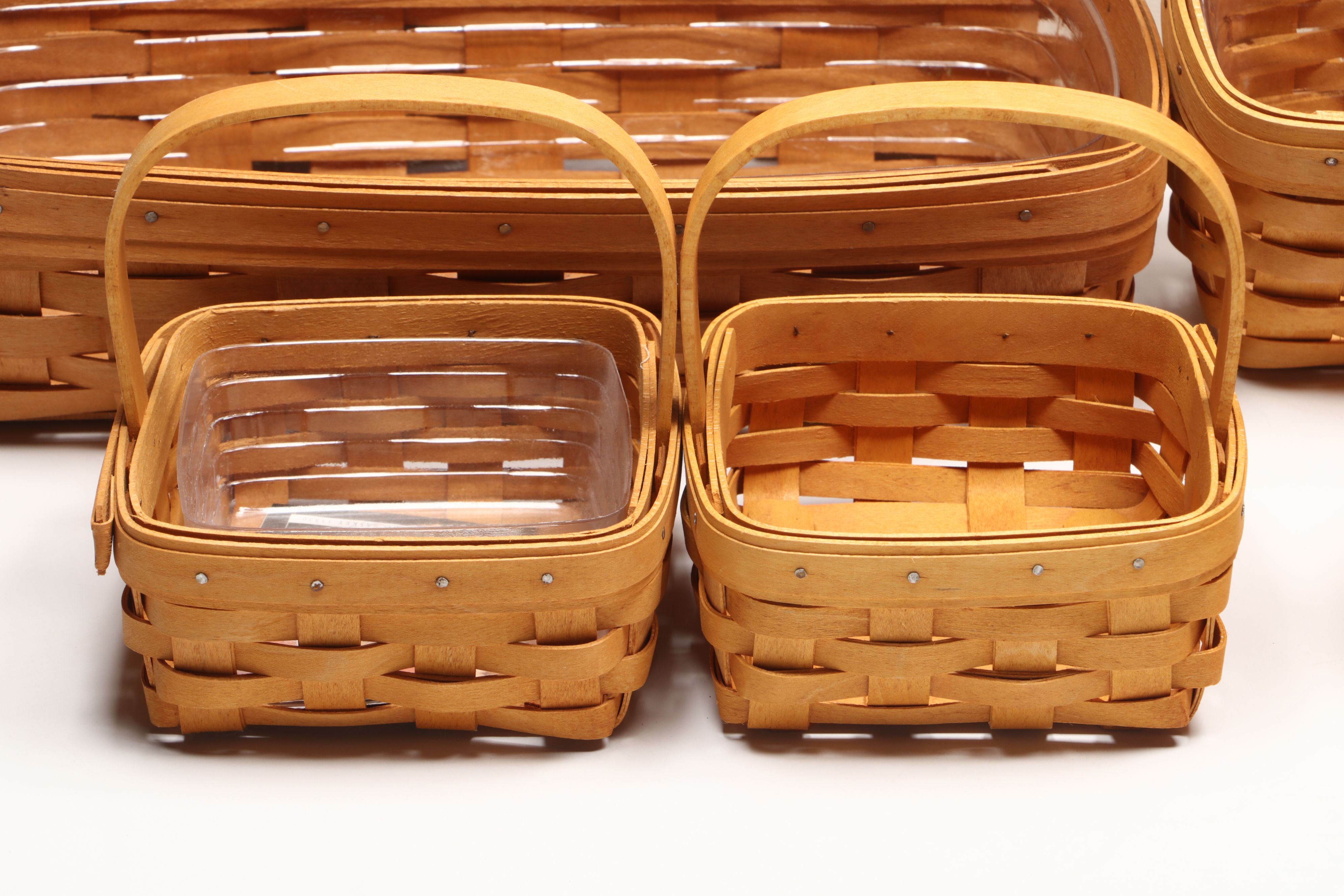 Handwoven Longaberger Baskets with Sarah Metzwood Framed Print