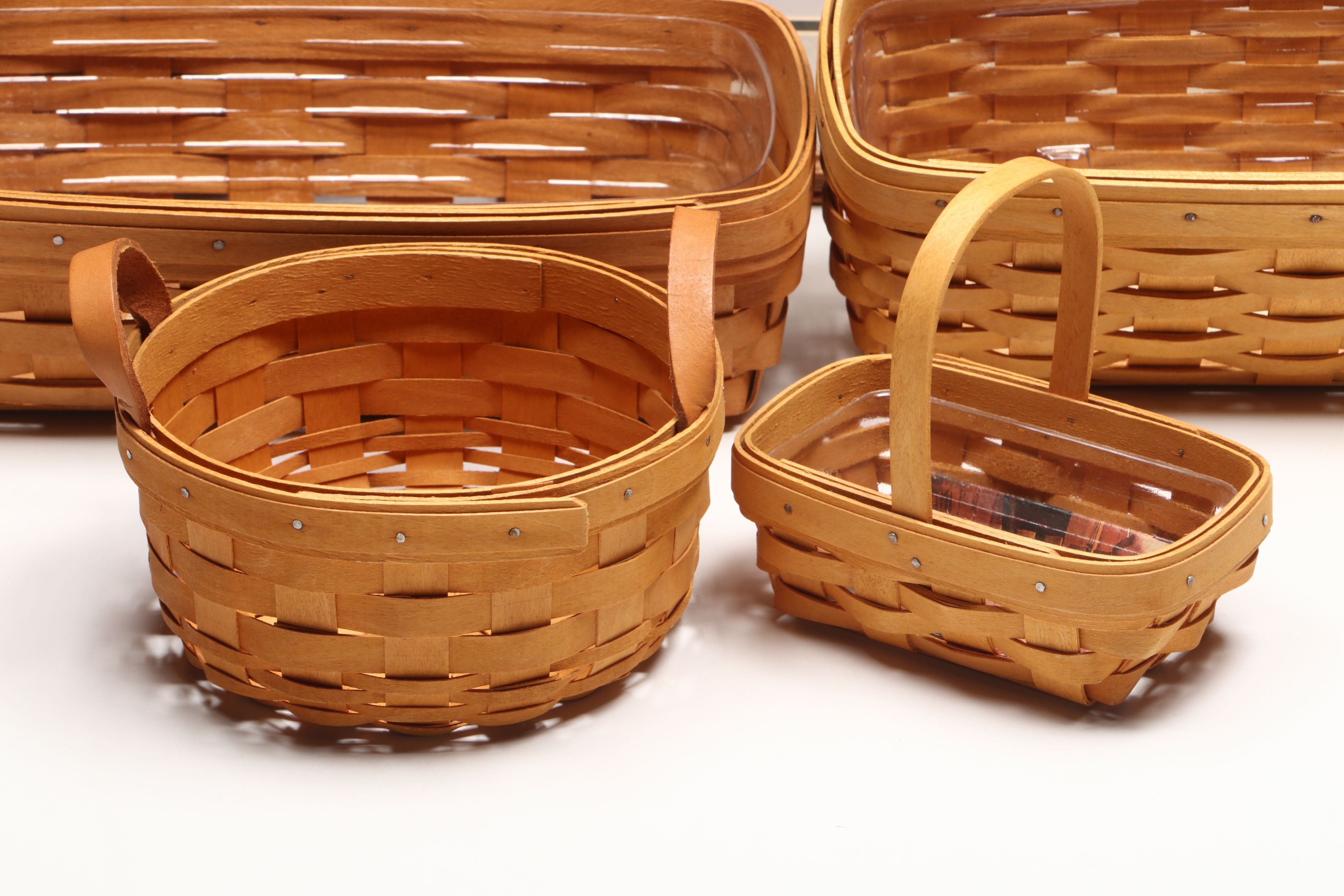 Handwoven Longaberger Baskets with Sarah Metzwood Framed Print