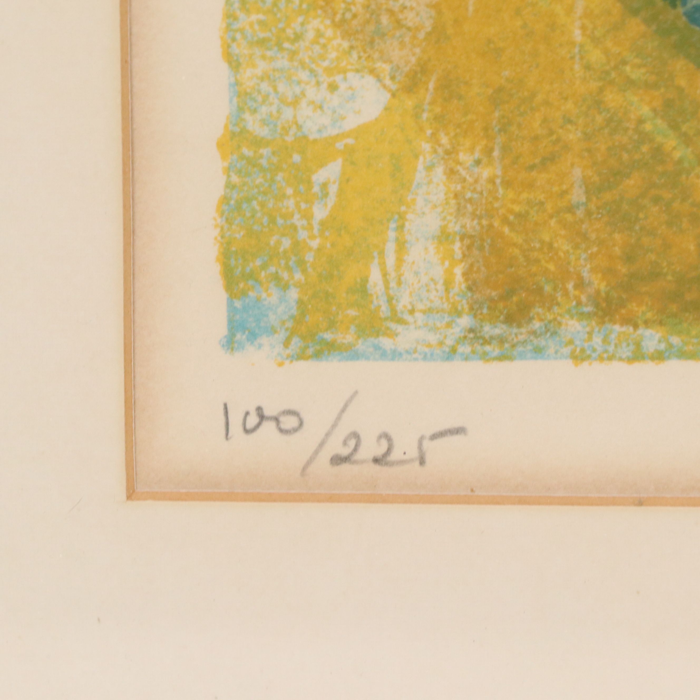 Alvar Suñol Munoz-Ramos Color Lithograph "Muse et la Reveuse," 1974