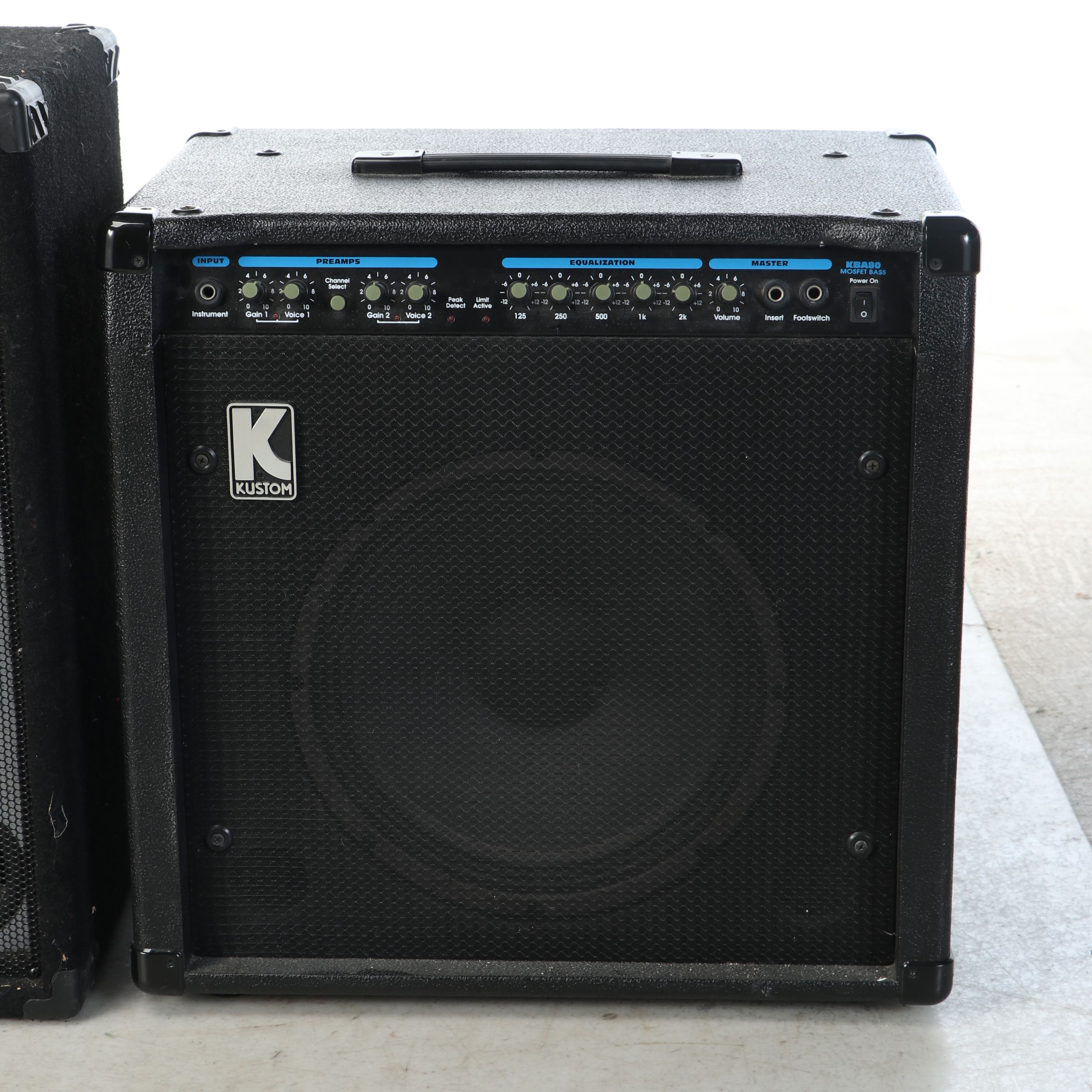 Genz-Benz Intro 50 and Kustom KBA80 MOSFET Bass Amplifiers