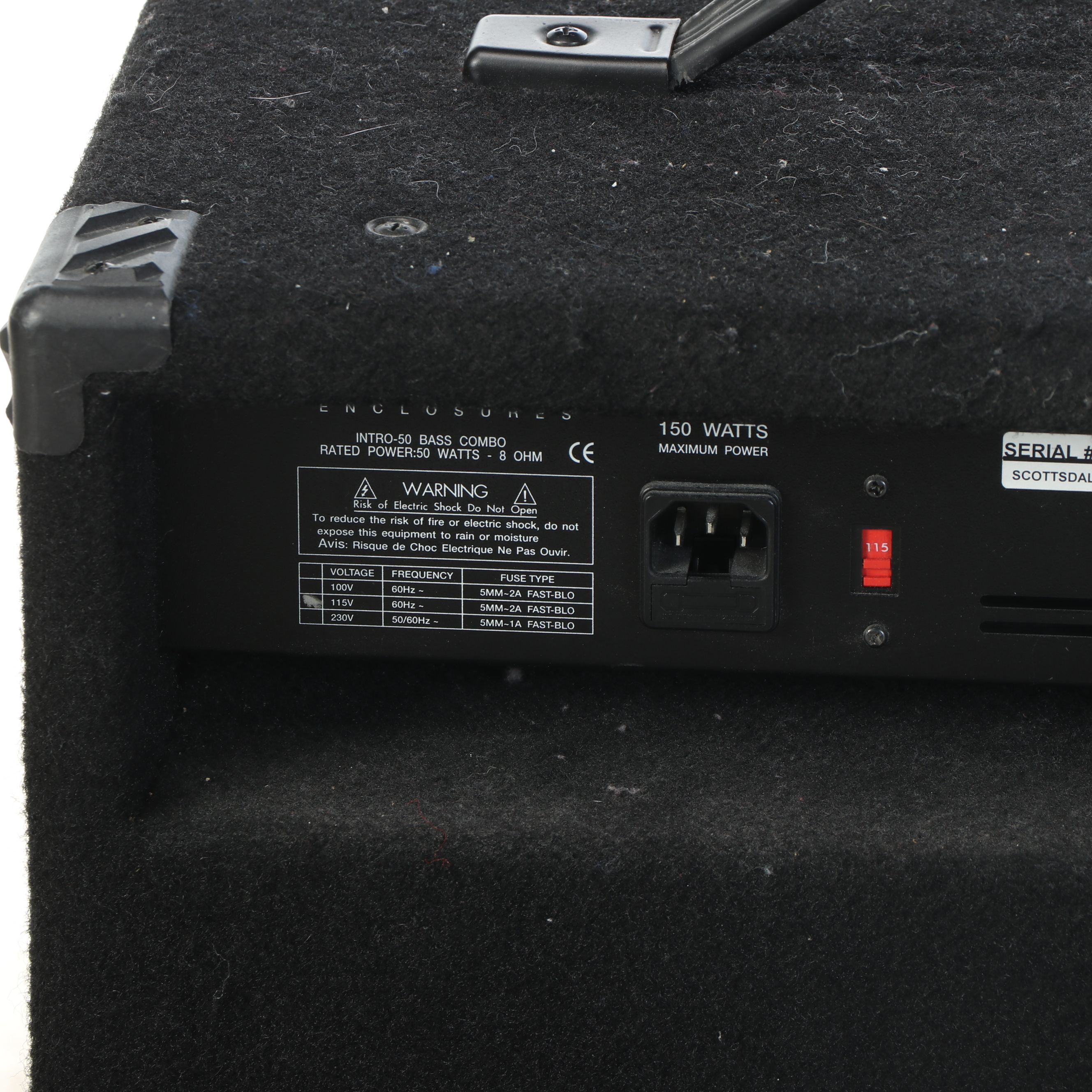 Genz-Benz Intro 50 and Kustom KBA80 MOSFET Bass Amplifiers