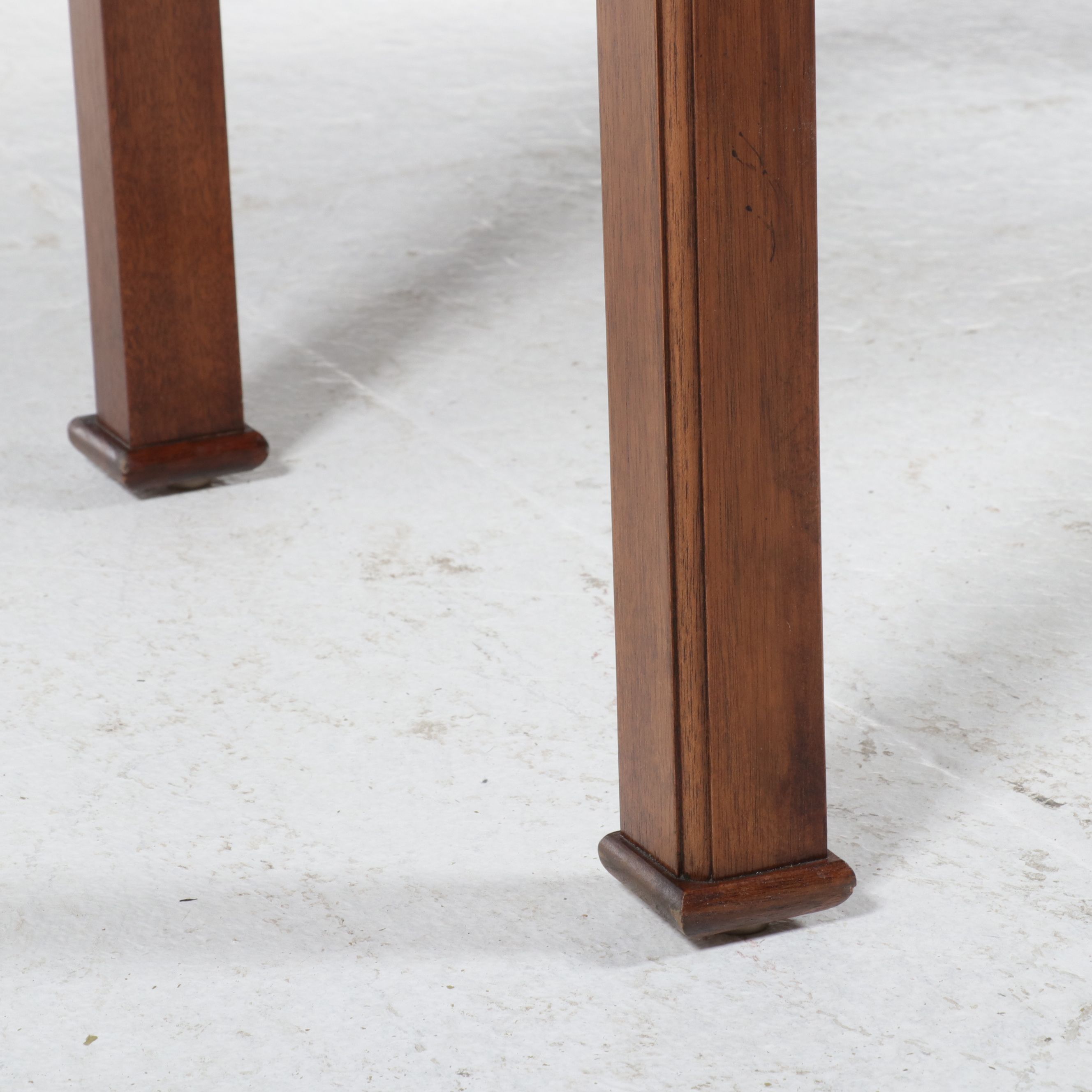 Chinese Chippendale Style Mahogany Writing Table