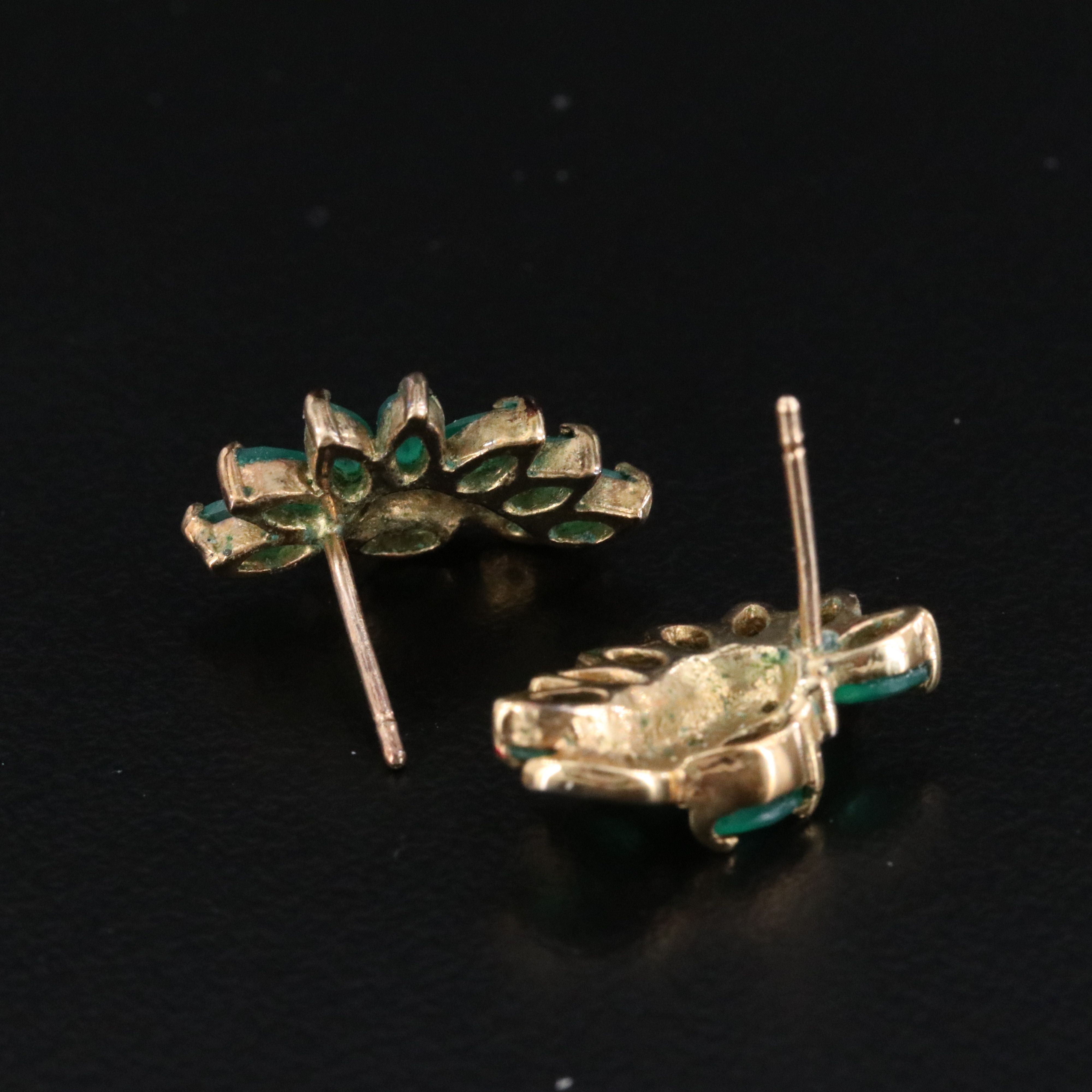 Chalcedony and Diamond Earrings with 14K Posts