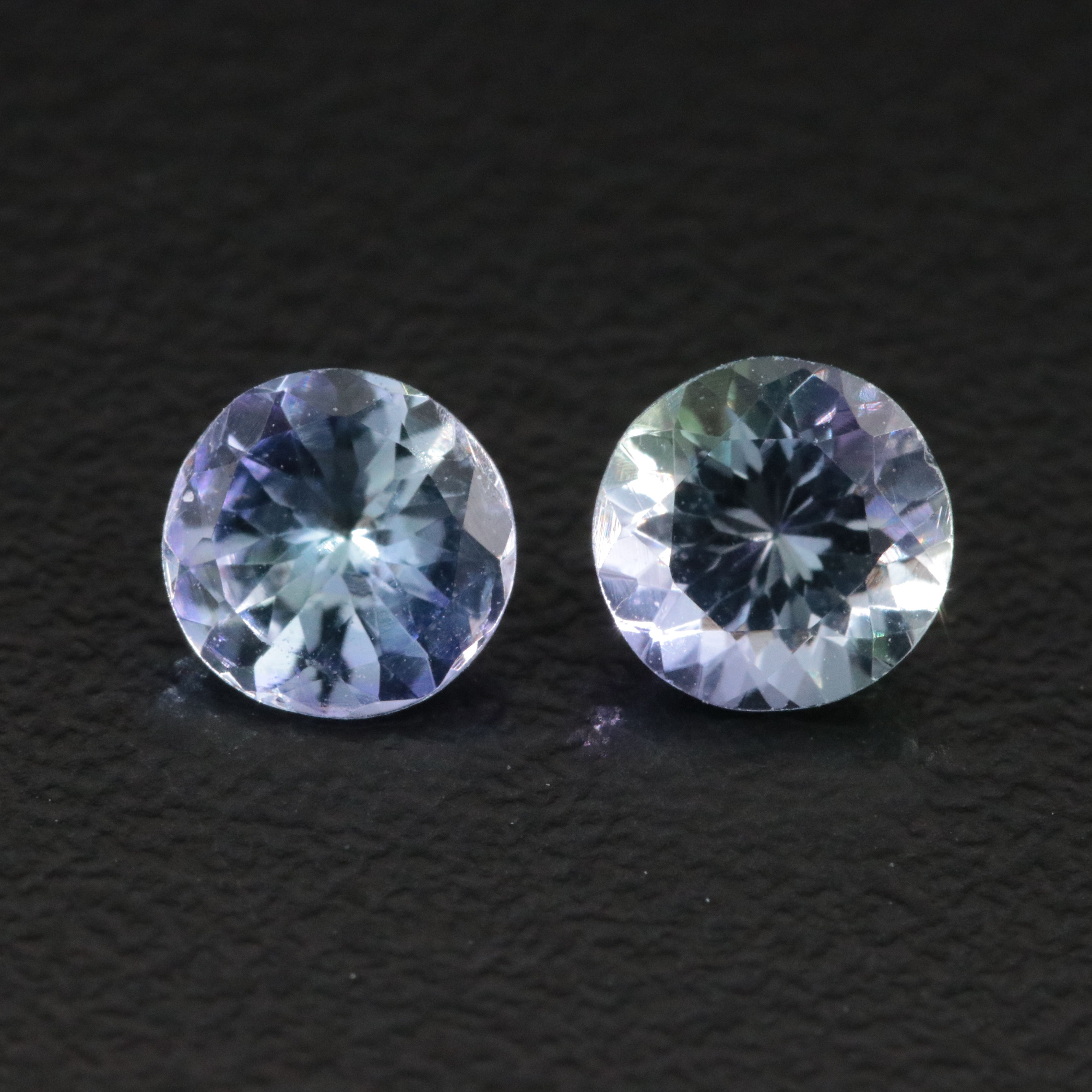 Loose 1.61 CTW Tanzanite Pair