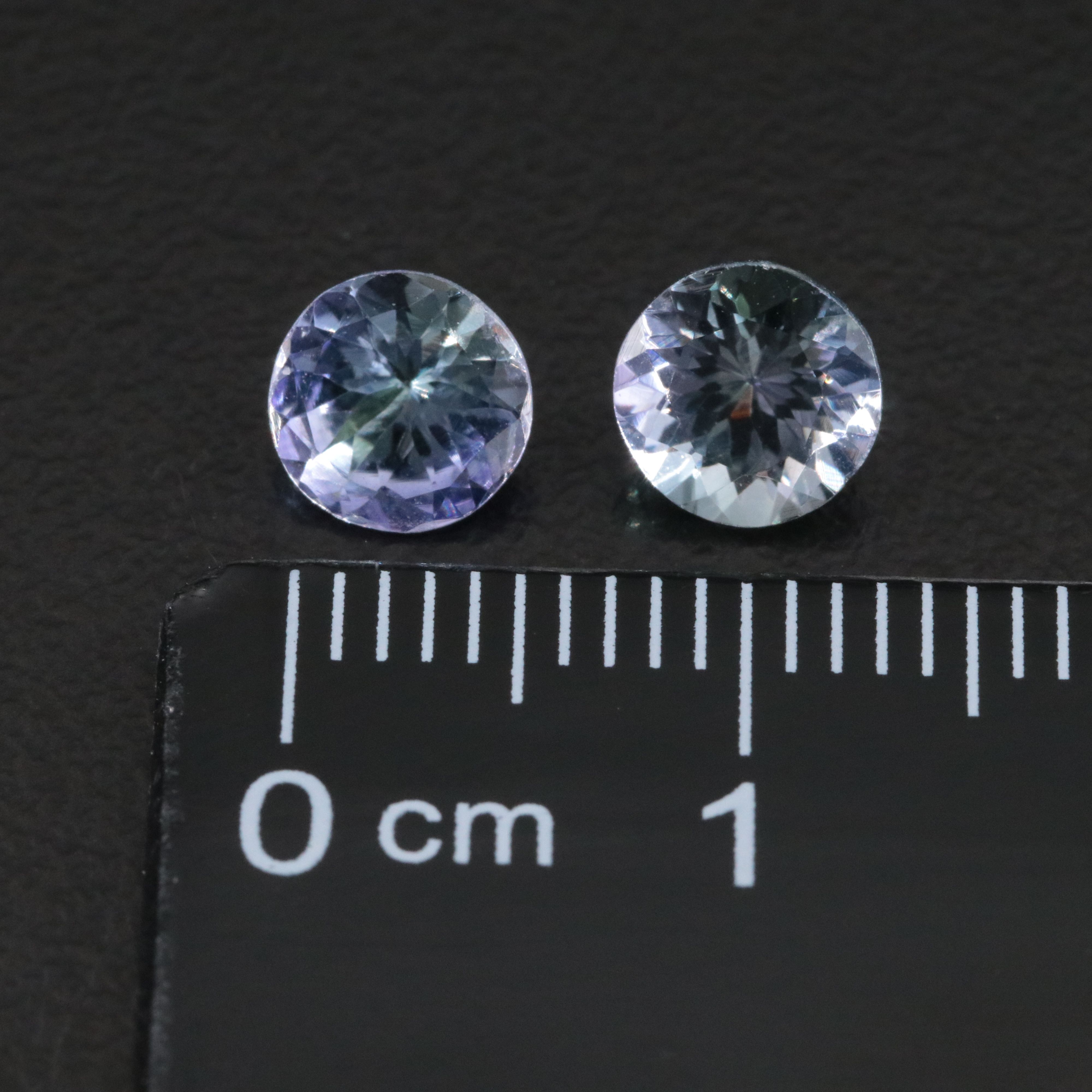 Loose 1.61 CTW Tanzanite Pair