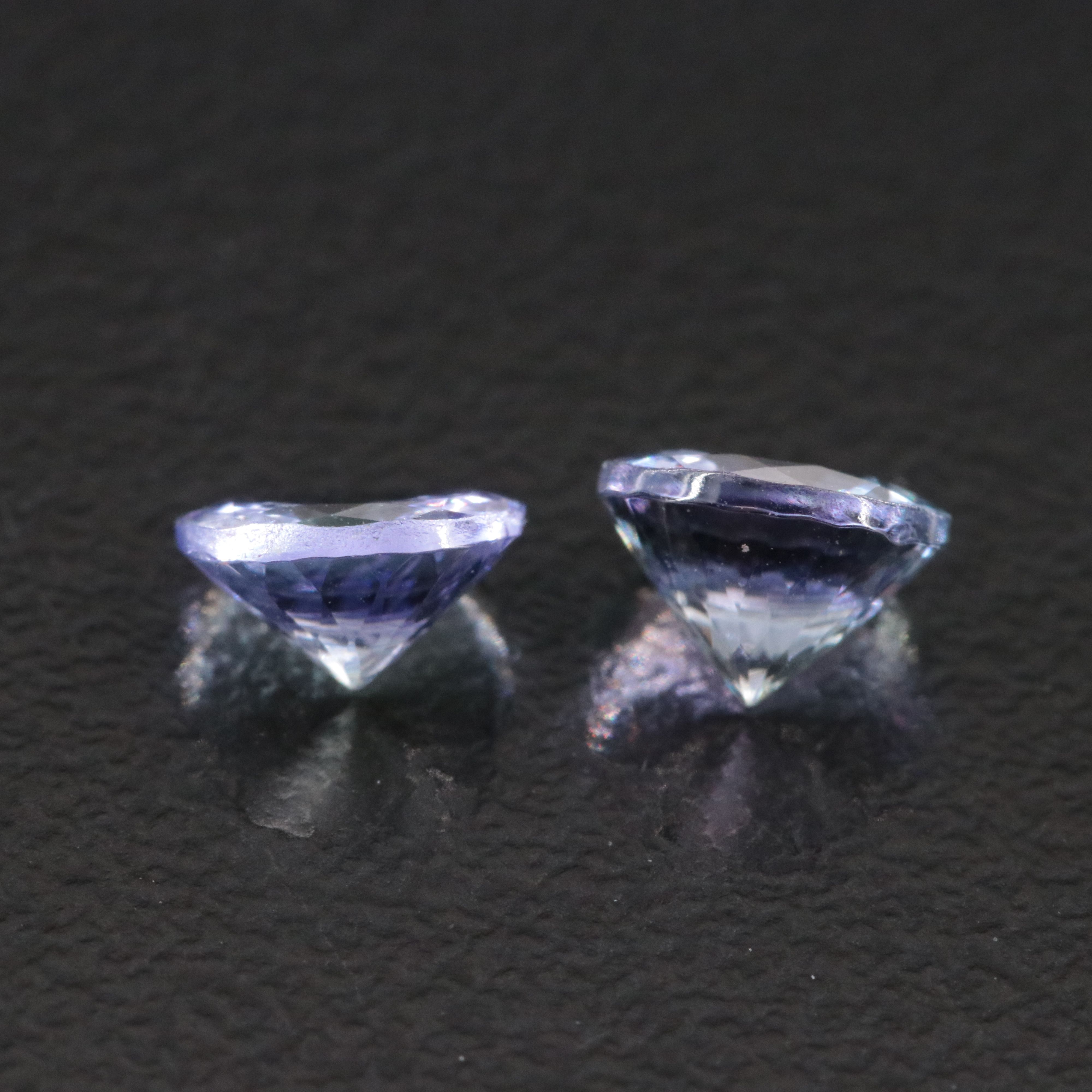Loose 1.61 CTW Tanzanite Pair