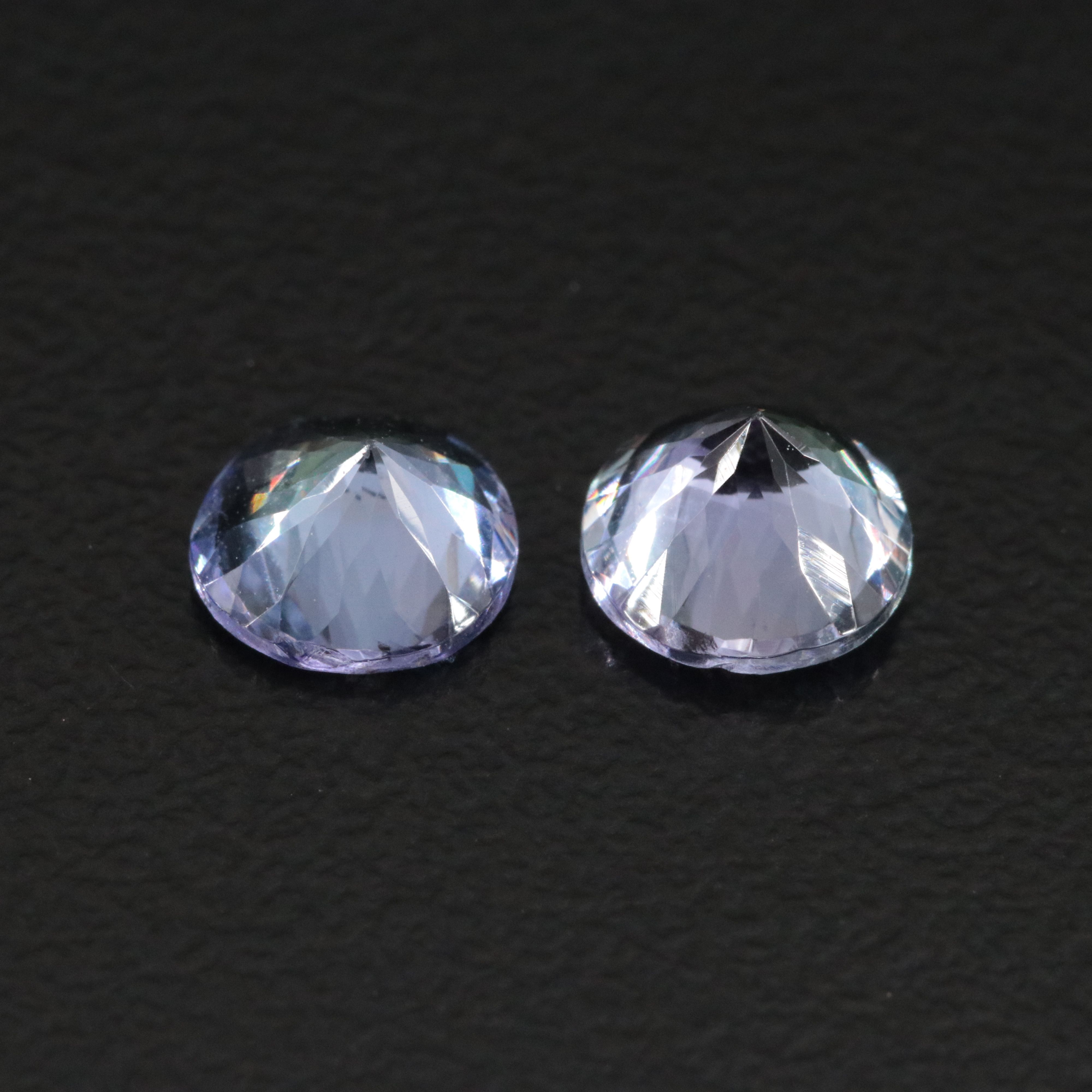 Loose 1.61 CTW Tanzanite Pair