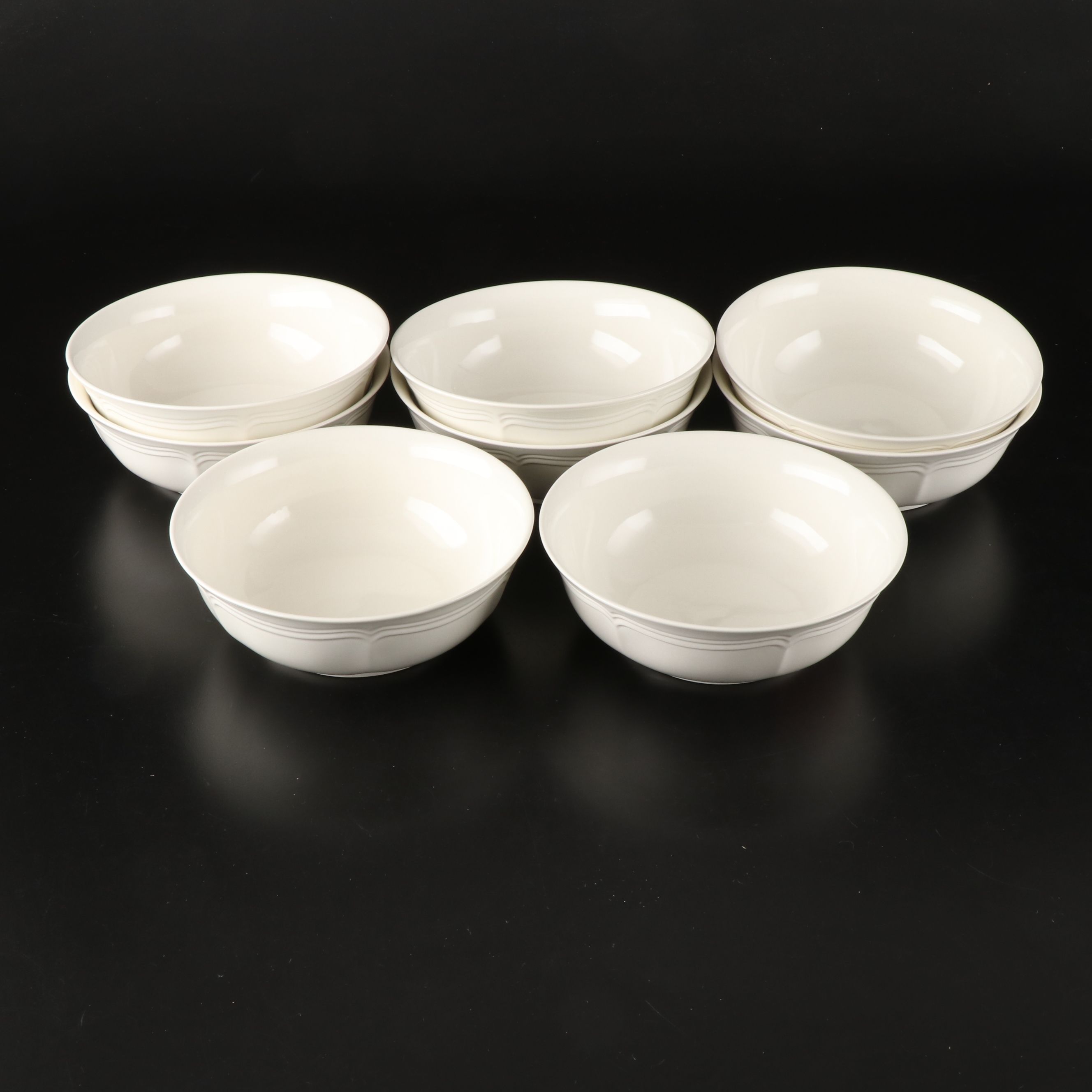 Mikasa "French Countryside" Bowls with Casseroles, Flatware and Accessories