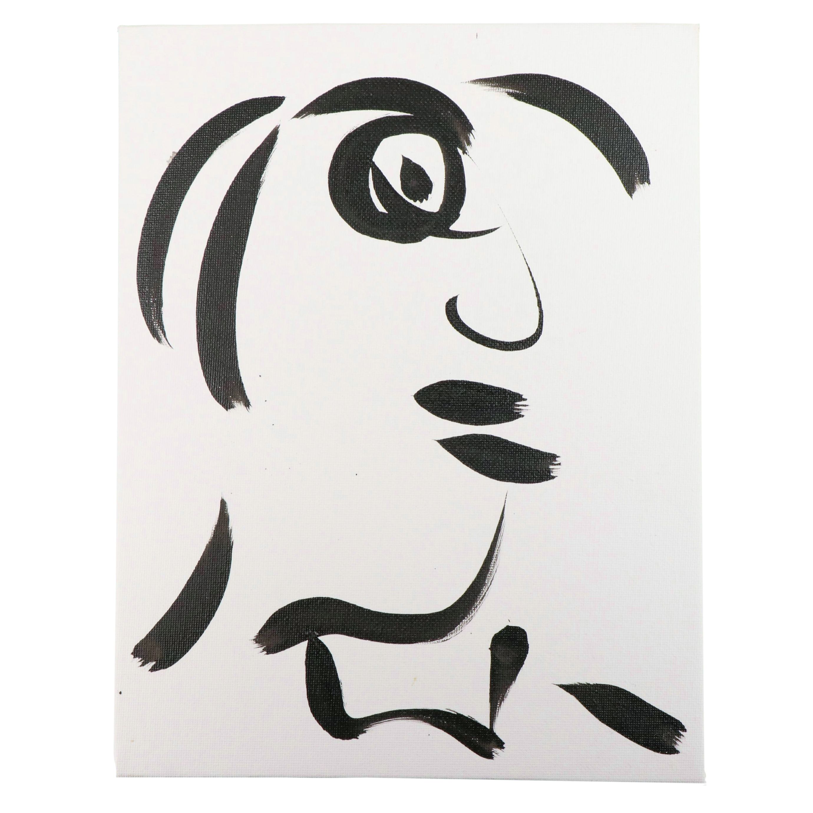 Peter Robert Keil Stylized Acrylic Portrait