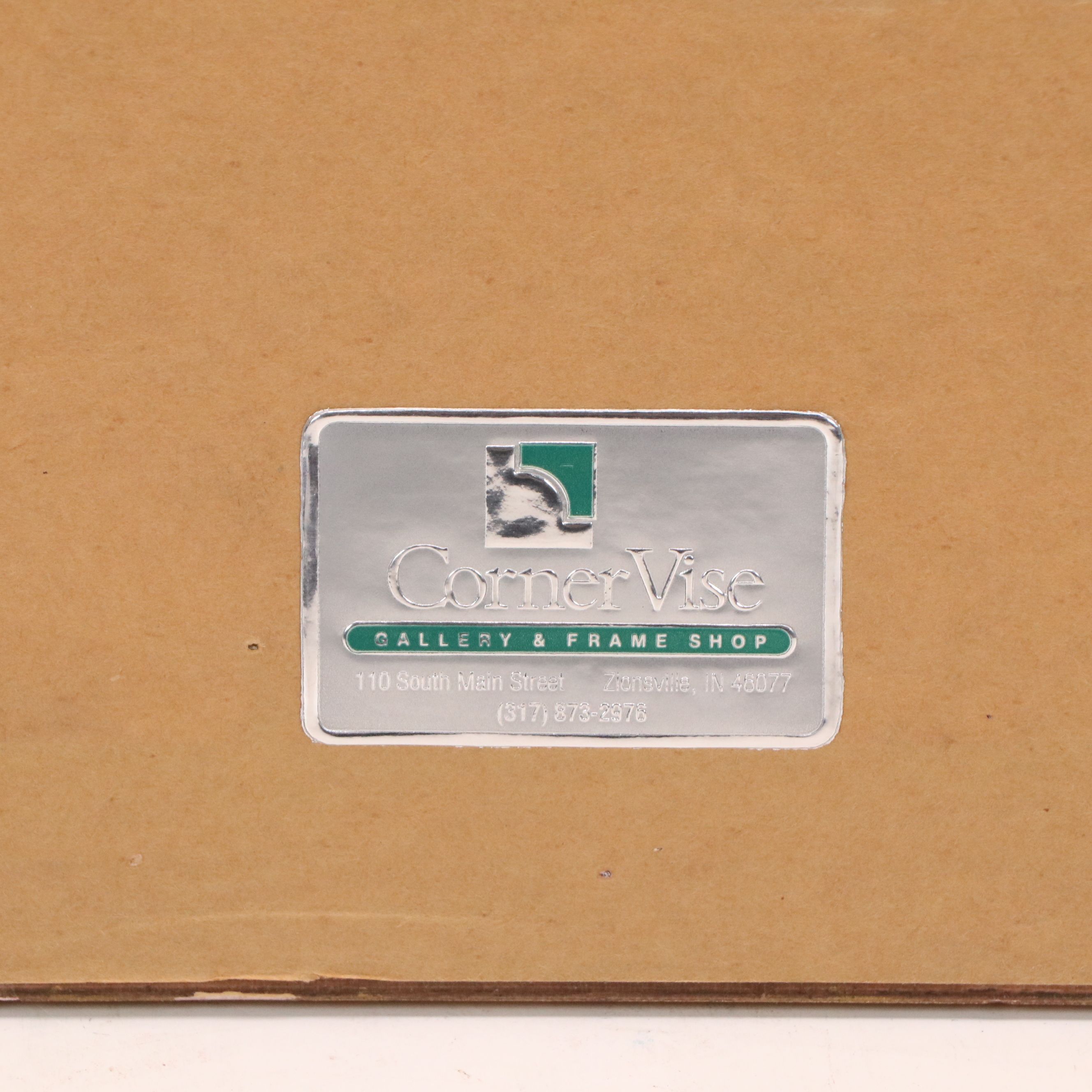 Oil Painting of Capriccio Landscape with Figures Crossing Bridge, 19th Century