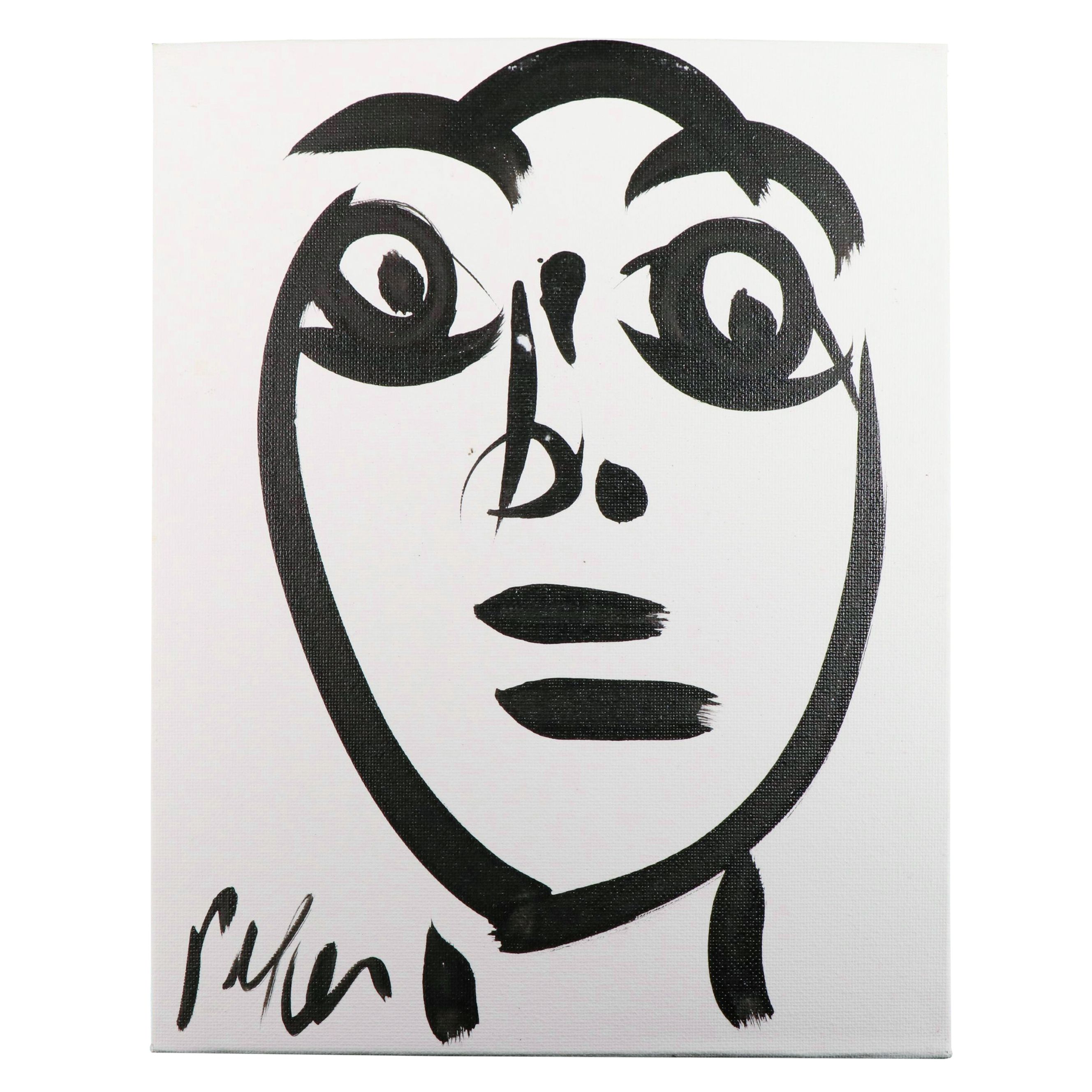 Peter Robert Keil Stylized Acrylic Portrait