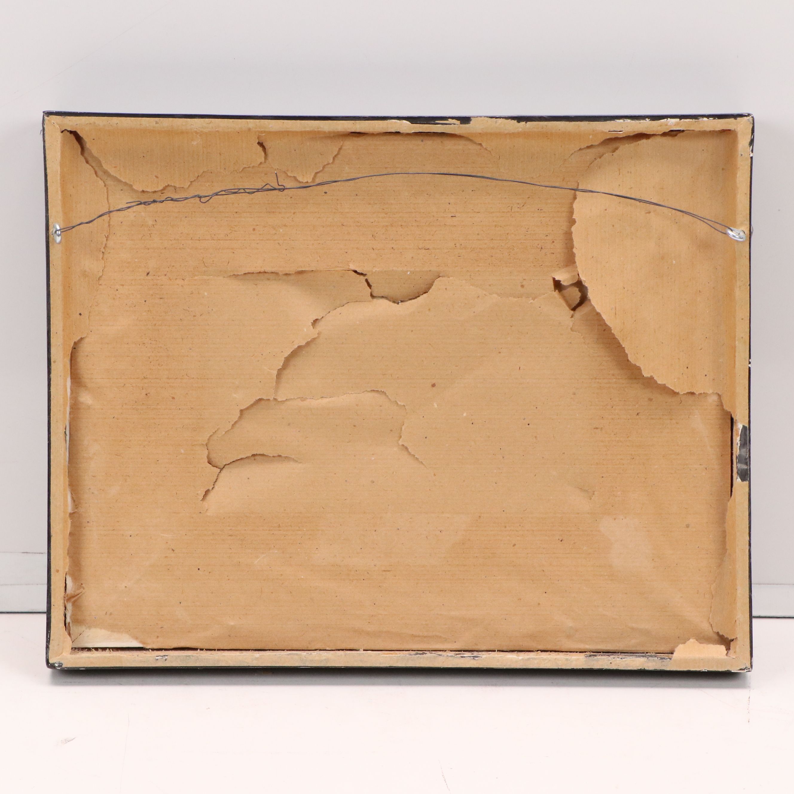 Acrylic on Board of Mountainous Landscape, 20th Century