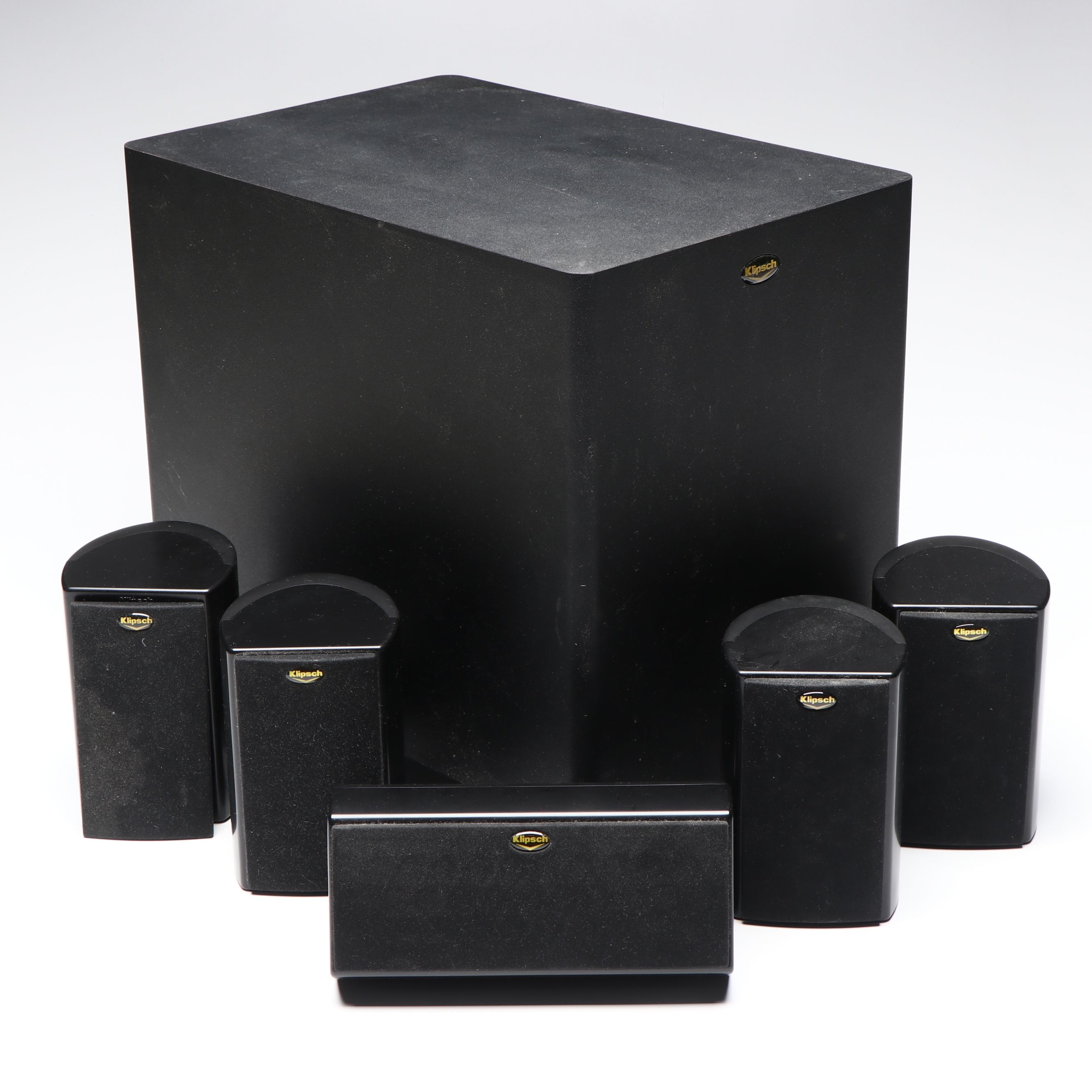 Klipsch Sub 6 Subwoofer and HD Theater 500 Surround Speakers