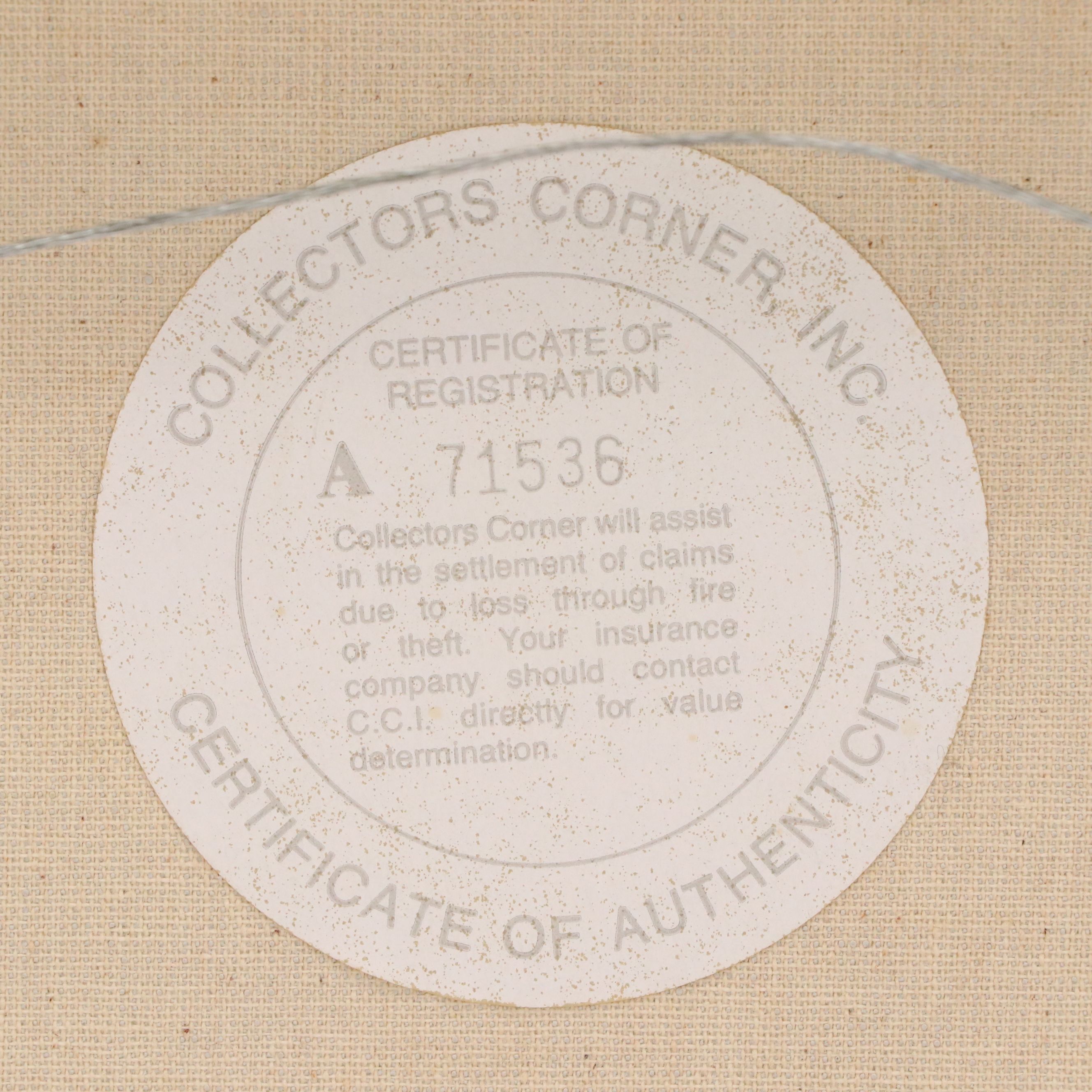 C. Carson Serigraph on Canvas of Coca Cola Barn in Snow, Circa 1980s